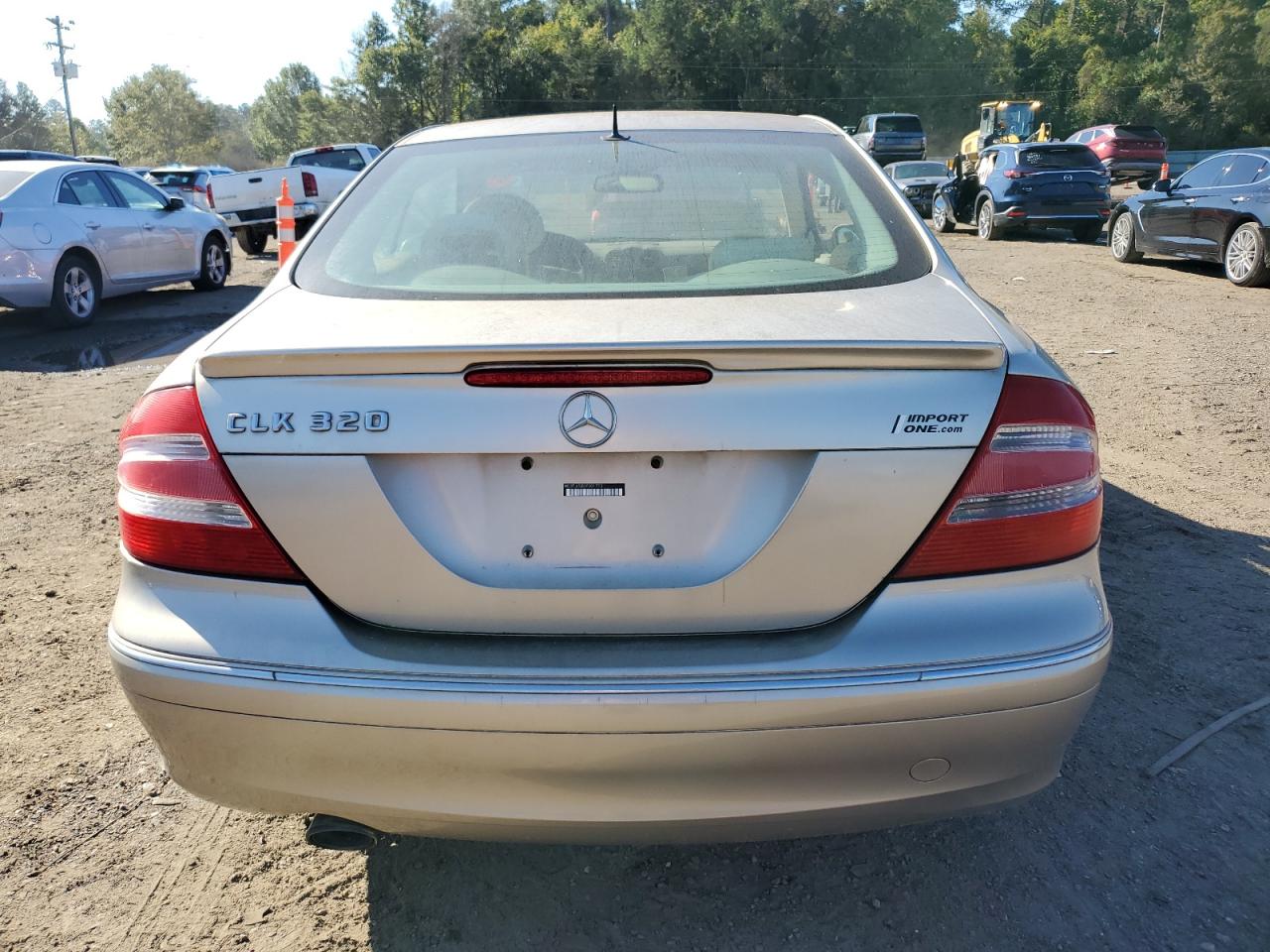 2003 Mercedes-benz Clk 320c Silver vin: WDBTJ65J53F001773