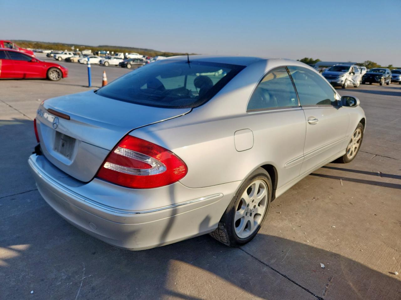 2003 Mercedes-benz Clk 320c Silver vin: WDBTJ65J53F035292
