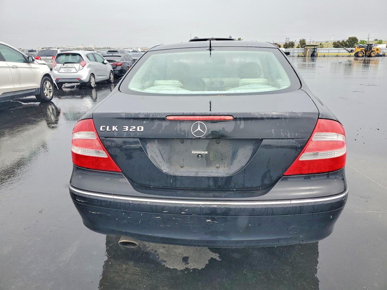 2004 Mercedes-benz Clk 320c Black vin: WDBTJ65J54F072232