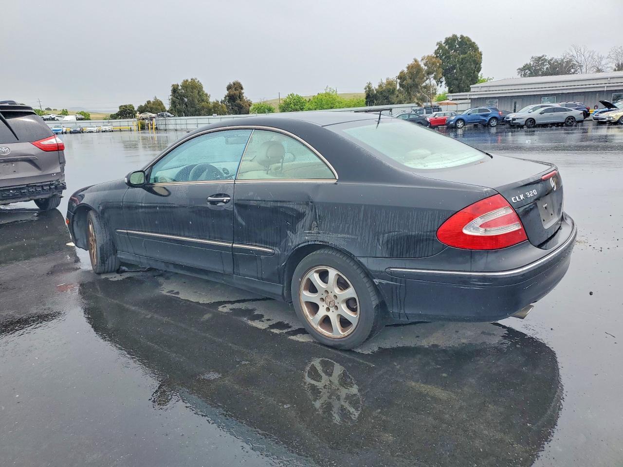 2004 Mercedes-benz Clk 320c Black vin: WDBTJ65J54F072232