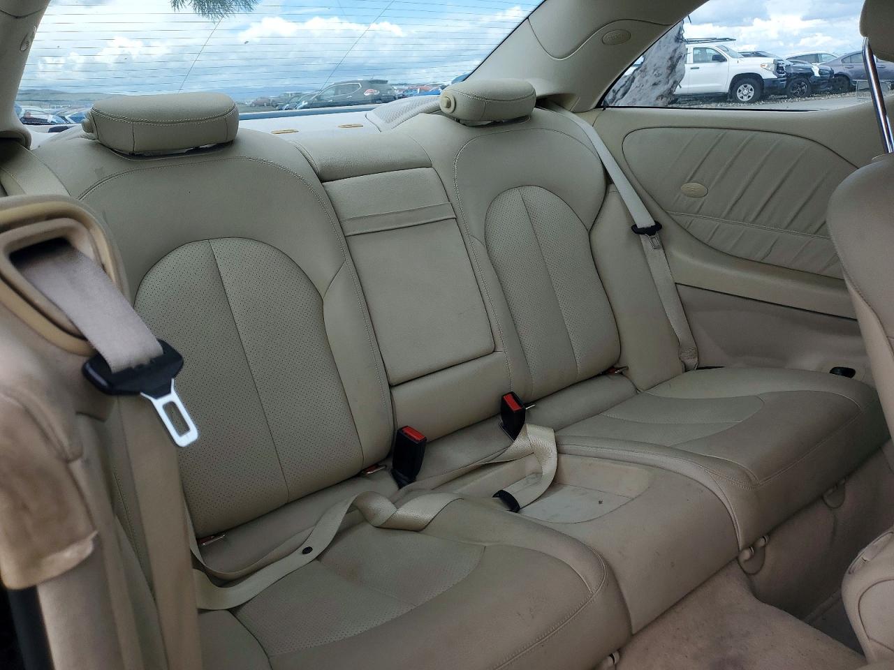 2004 Mercedes-benz Clk 320c Black vin: WDBTJ65J54F072232