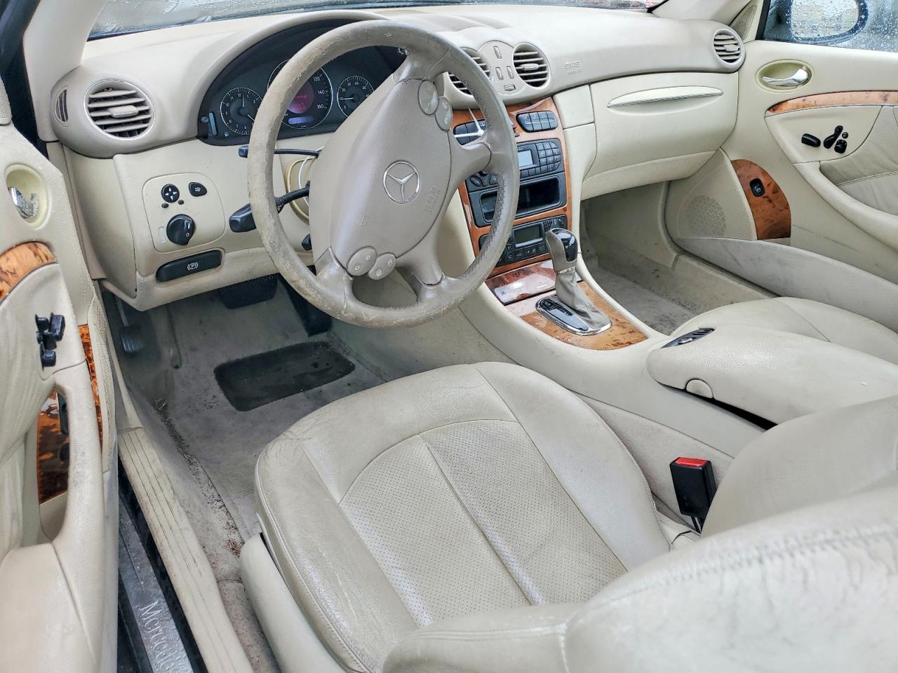 2004 Mercedes-benz Clk 320c Black vin: WDBTJ65J54F072232
