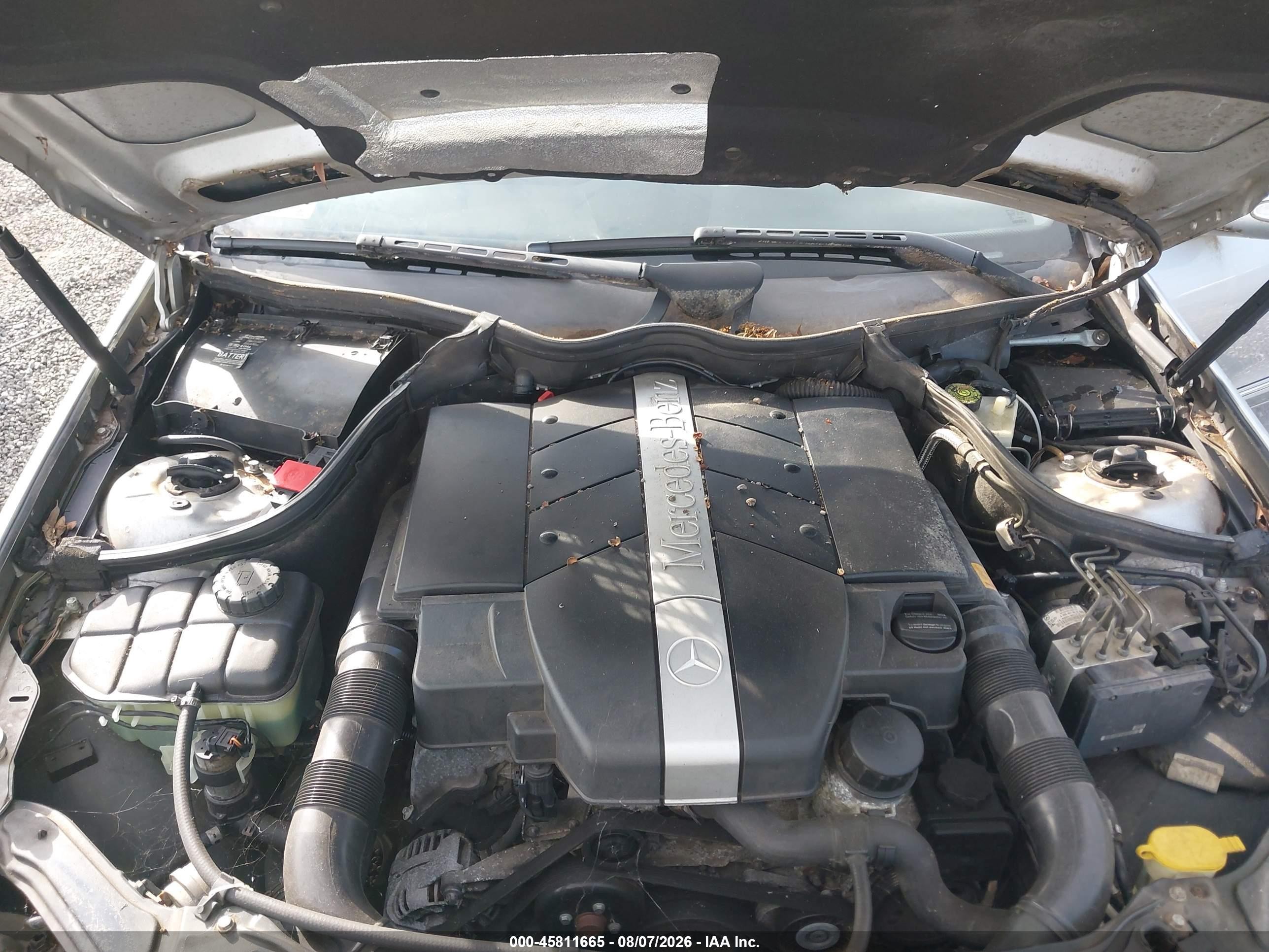 2004 Mercedes-benz Clk 320   Silver vin: WDBTJ65J54F113622