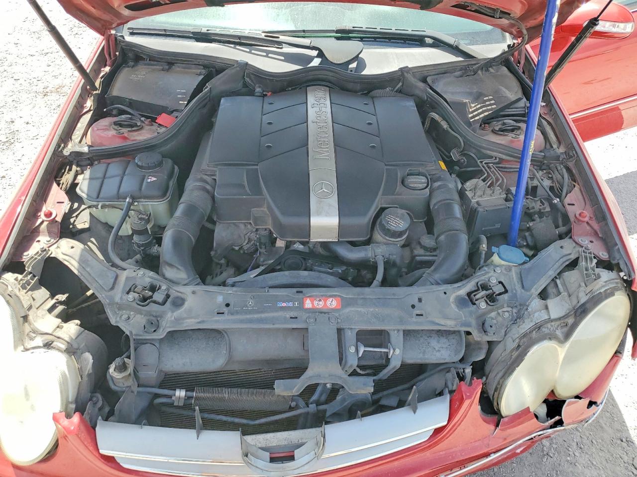 2005 Mercedes-benz Clk 320c Red vin: WDBTJ65J55F160456