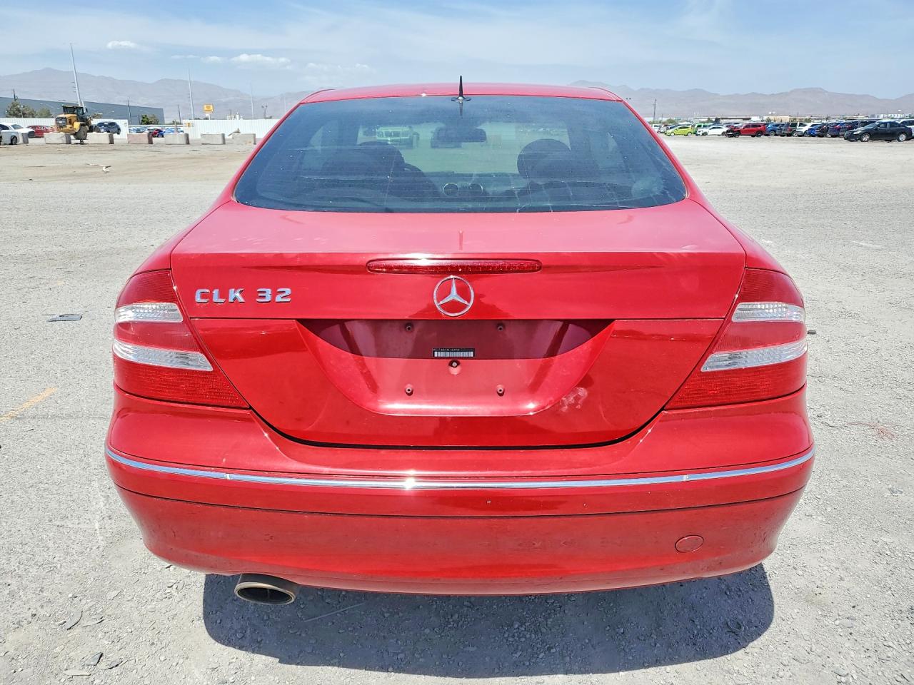 2005 Mercedes-benz Clk 320c Red vin: WDBTJ65J55F160456