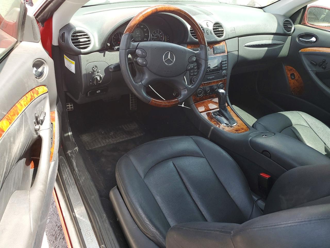 2005 Mercedes-benz Clk 320c Red vin: WDBTJ65J55F160456