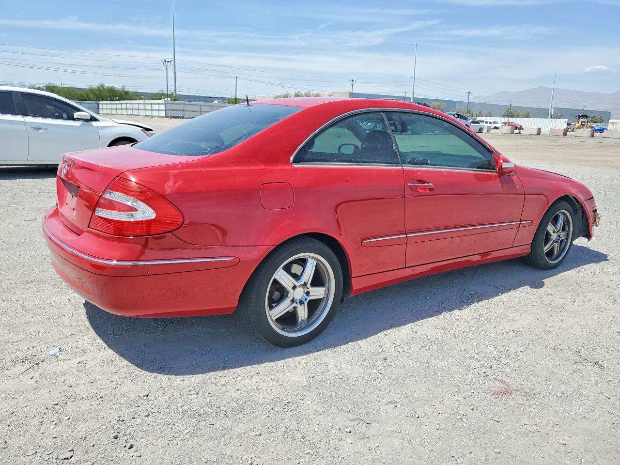 2005 Mercedes-benz Clk 320c Red vin: WDBTJ65J55F160456