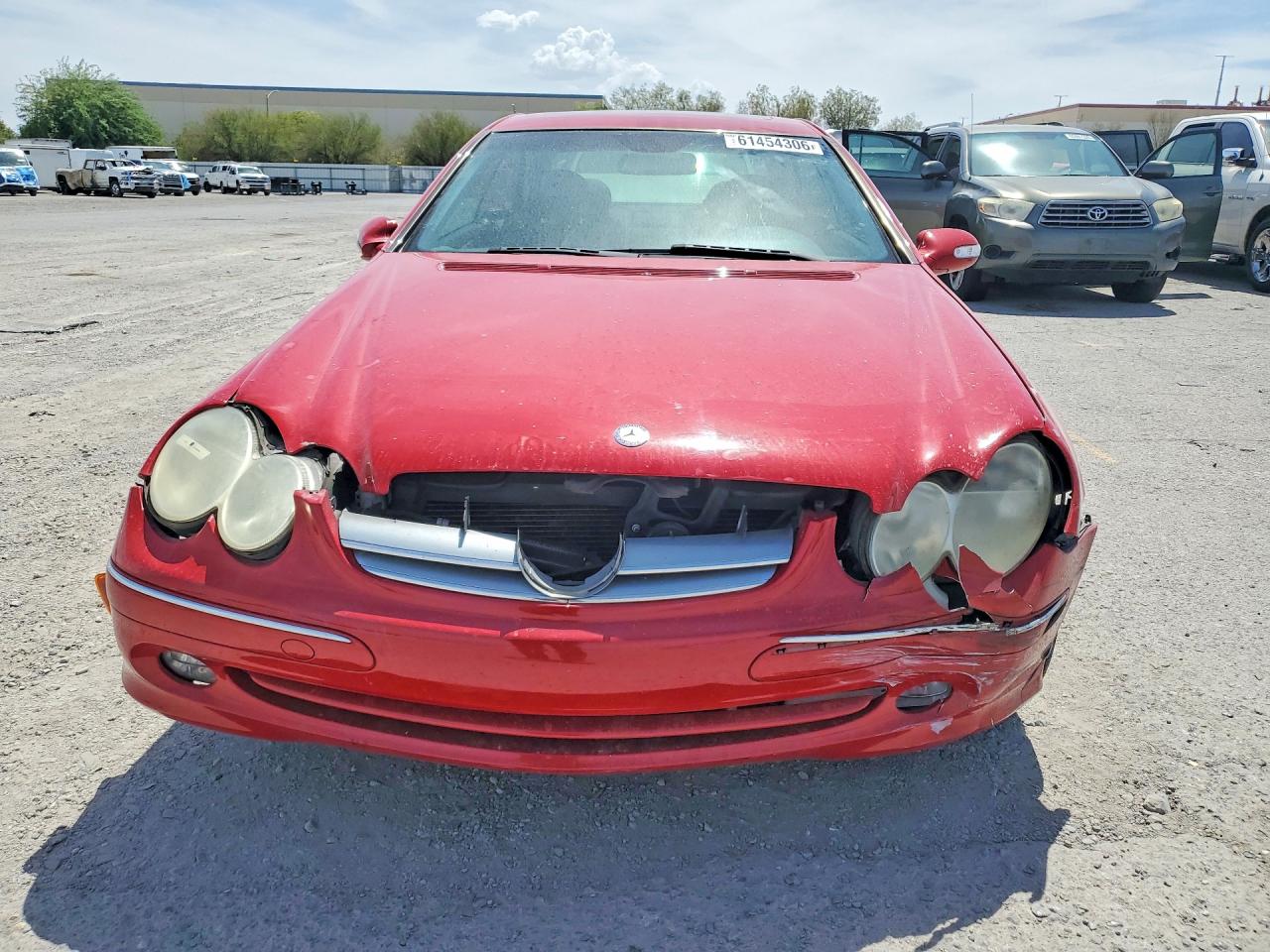 2005 Mercedes-benz Clk 320c Red vin: WDBTJ65J55F160456