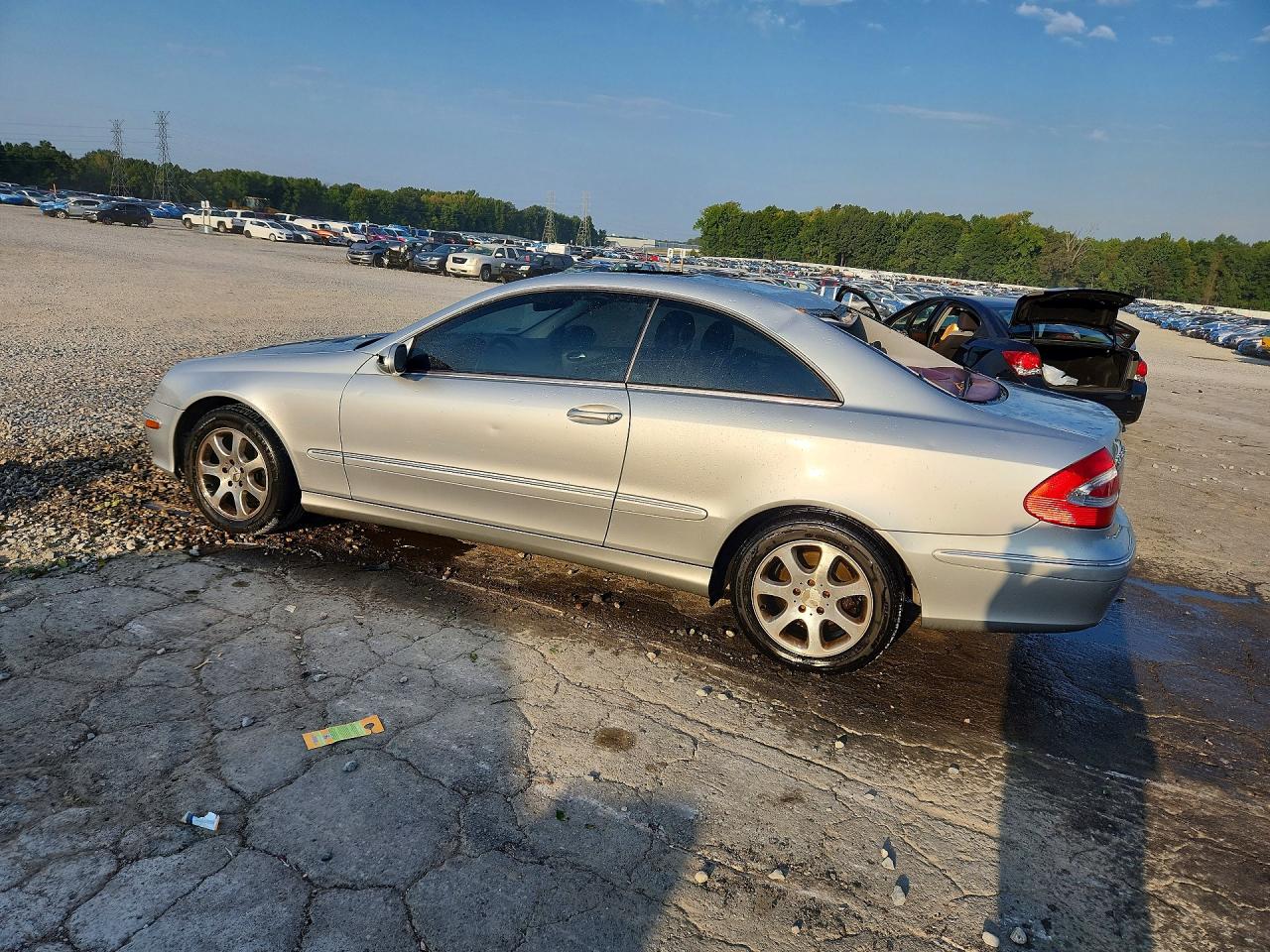 2003 Mercedes-benz Clk 320c Silver vin: WDBTJ65J63F035544