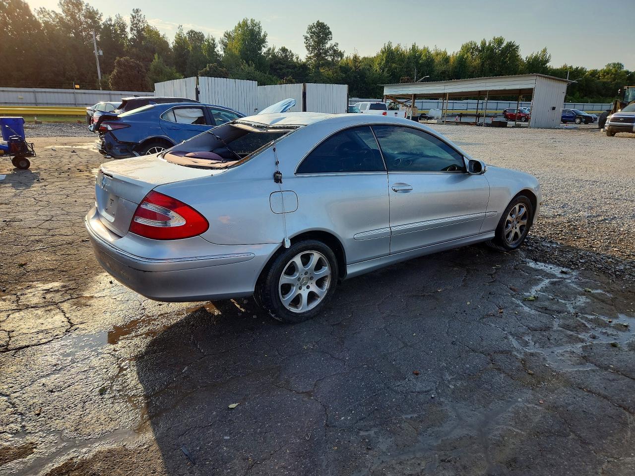 2003 Mercedes-benz Clk 320c Silver vin: WDBTJ65J63F035544