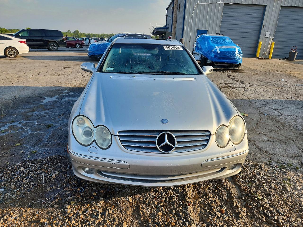 2003 Mercedes-benz Clk 320c Silver vin: WDBTJ65J63F035544