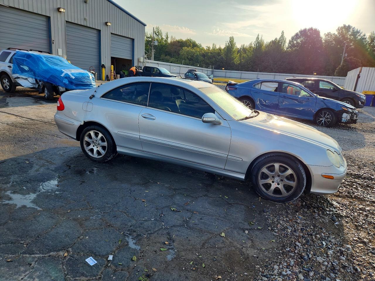 2003 Mercedes-benz Clk 320c Silver vin: WDBTJ65J63F035544