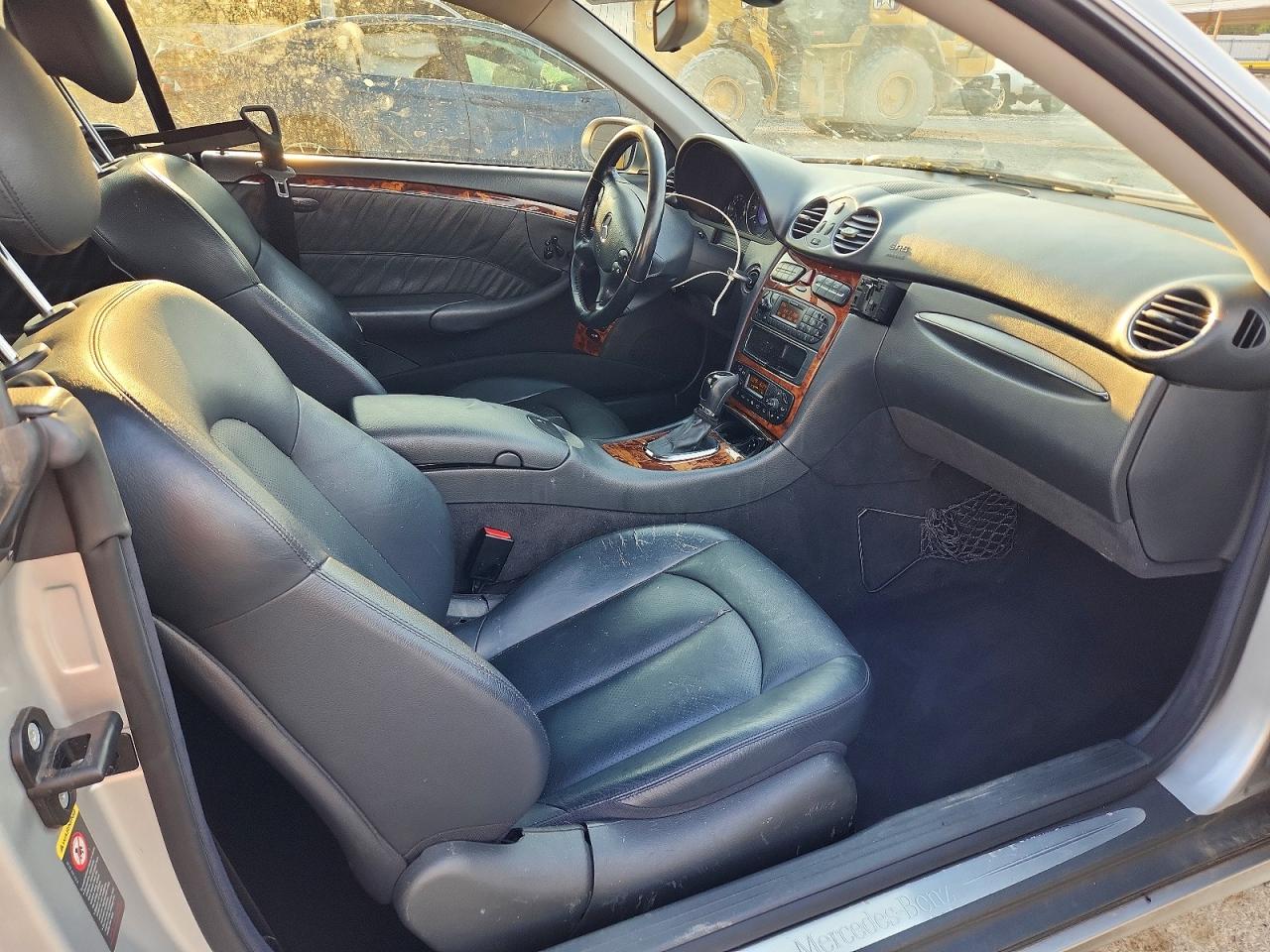 2003 Mercedes-benz Clk 320c Silver vin: WDBTJ65J63F035544