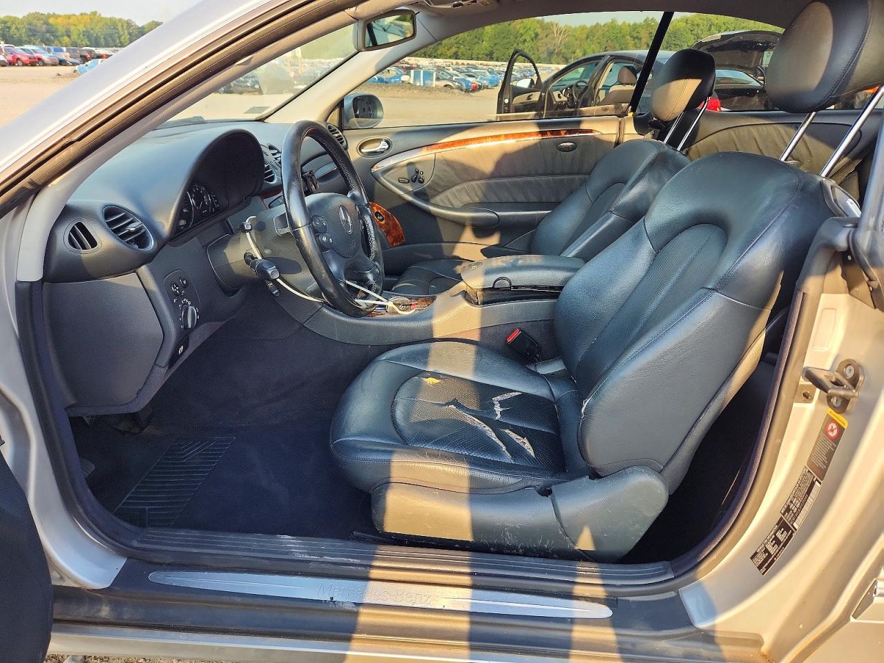 2003 Mercedes-benz Clk 320c Silver vin: WDBTJ65J63F035544