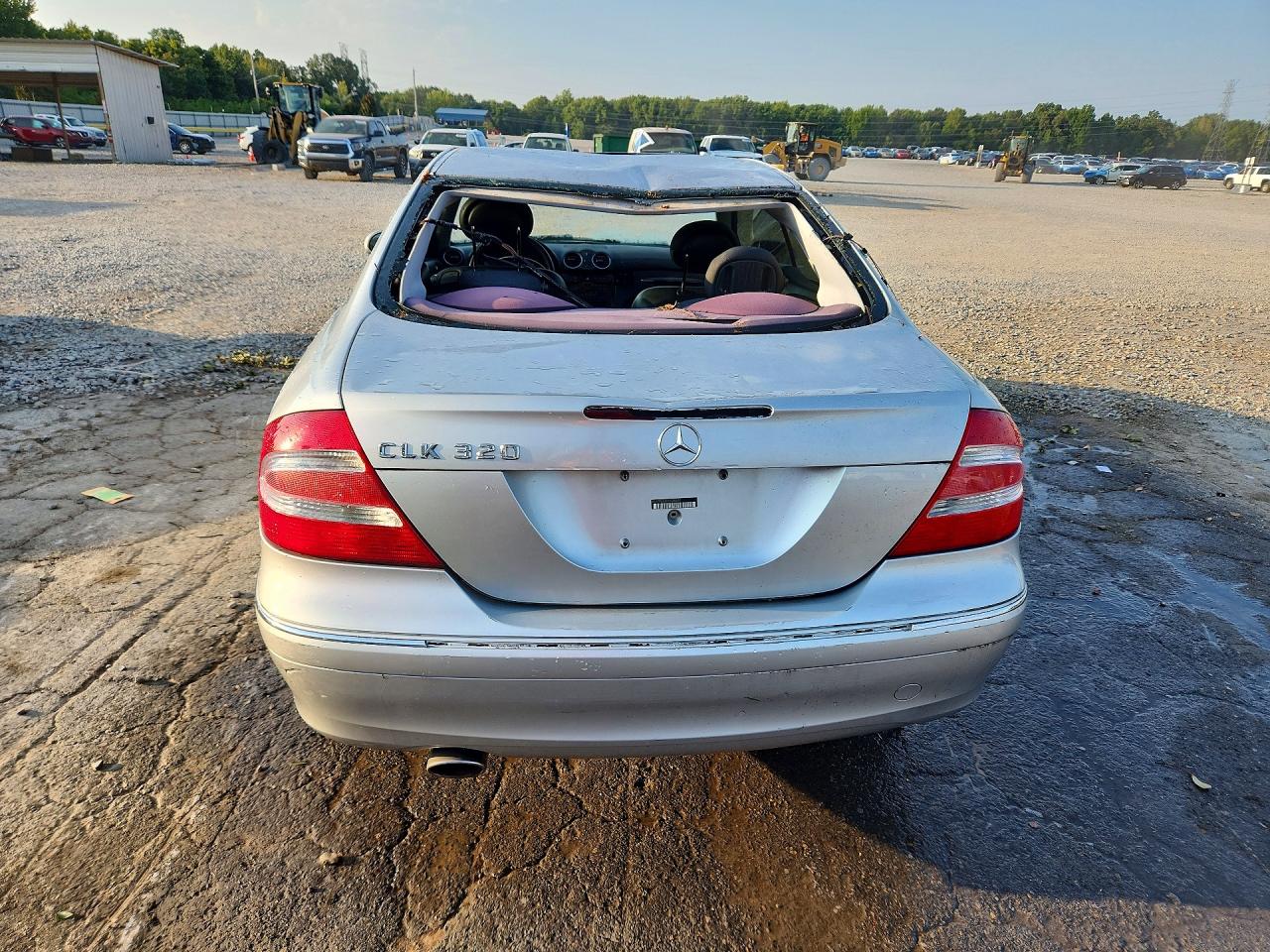 2003 Mercedes-benz Clk 320c Silver vin: WDBTJ65J63F035544