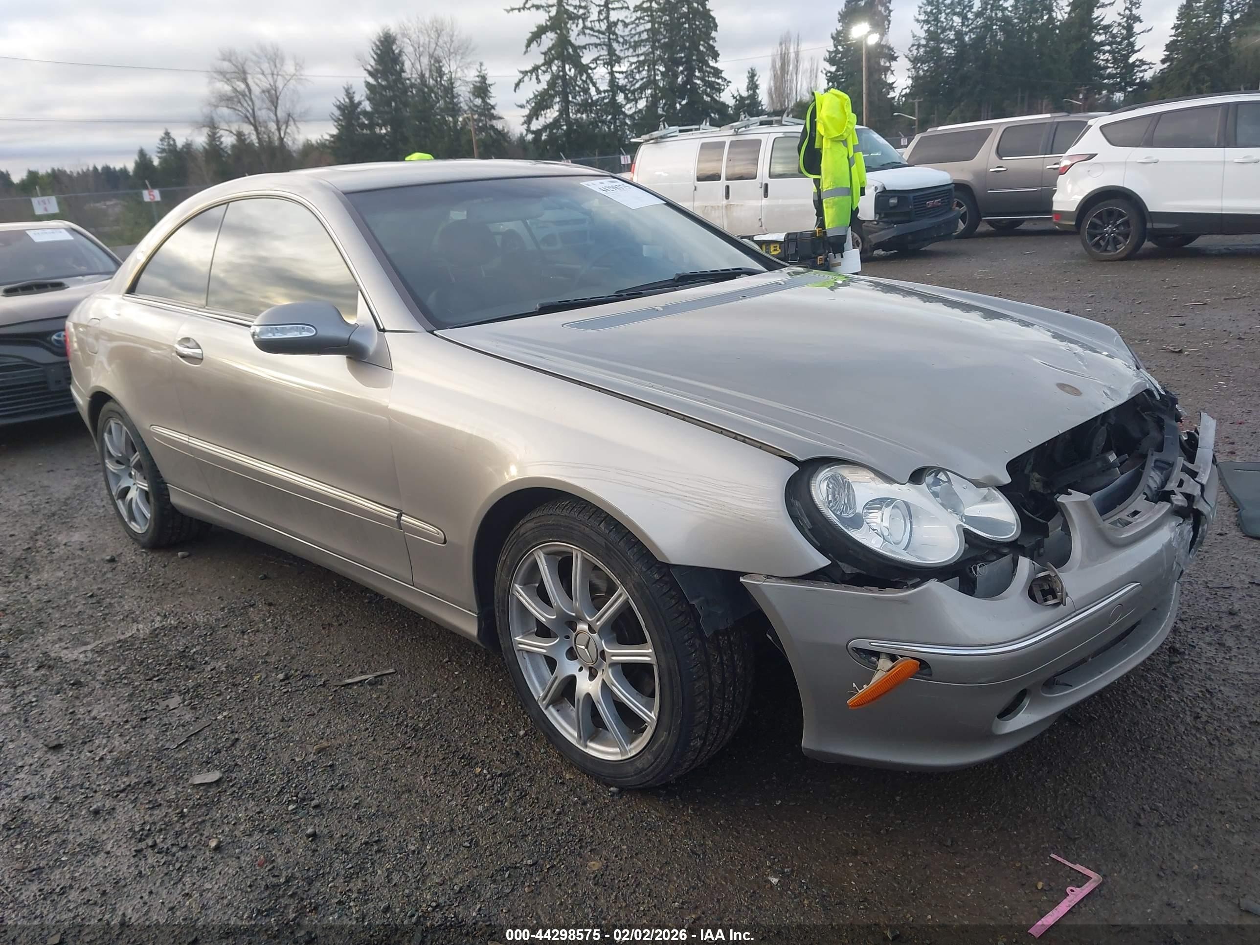 2004 Mercedes-benz Clk 320   Gray vin: WDBTJ65J64F095180