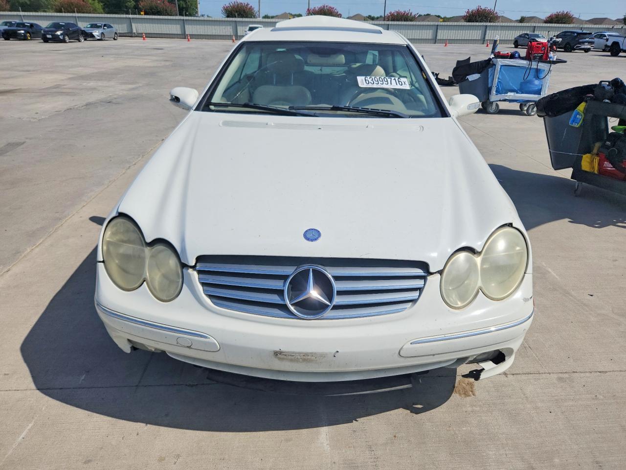 2004 Mercedes-benz Clk 320c White vin: WDBTJ65J64F104766