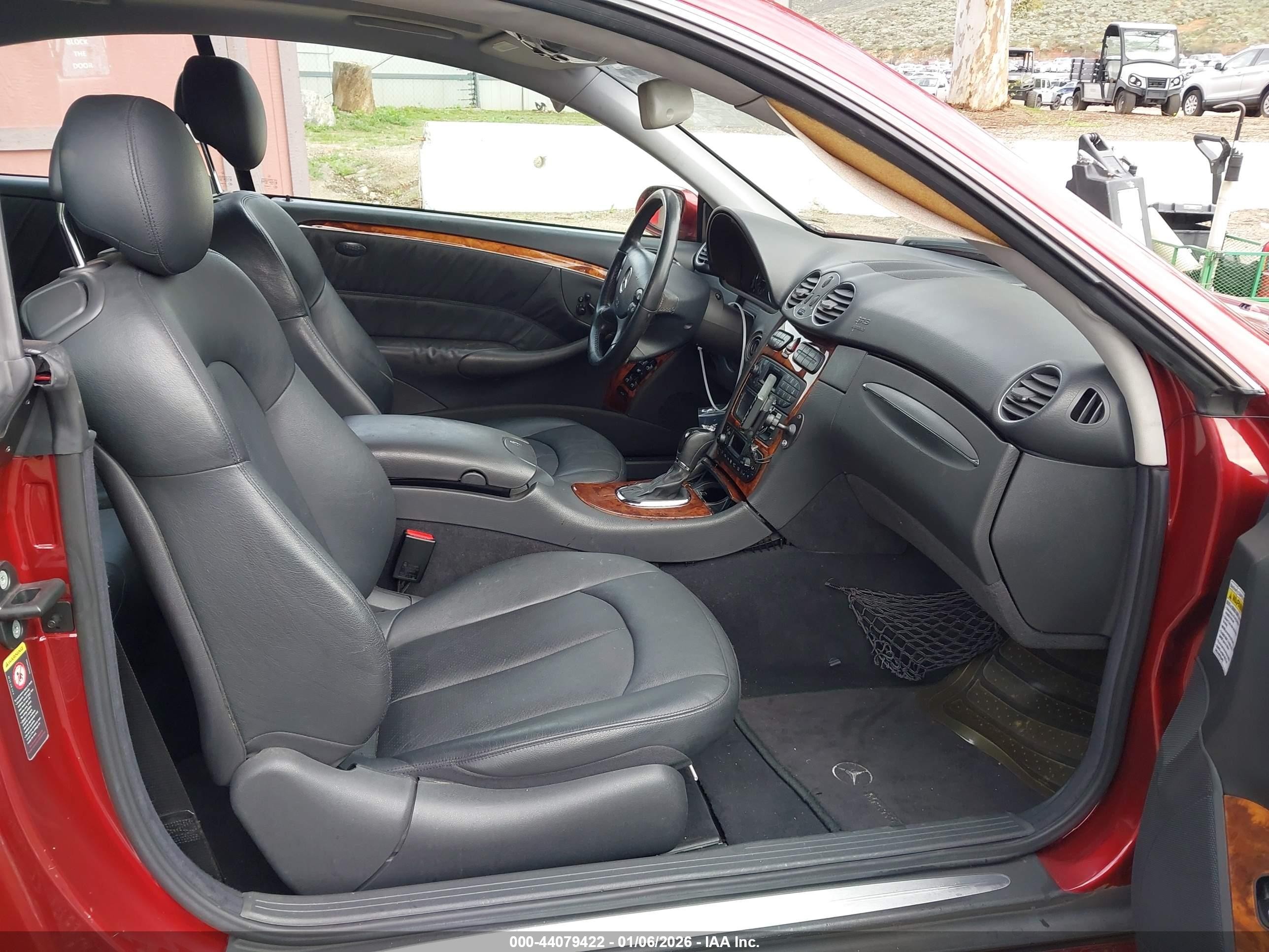 2004 Mercedes-benz Clk 320   Red vin: WDBTJ65J64F109093