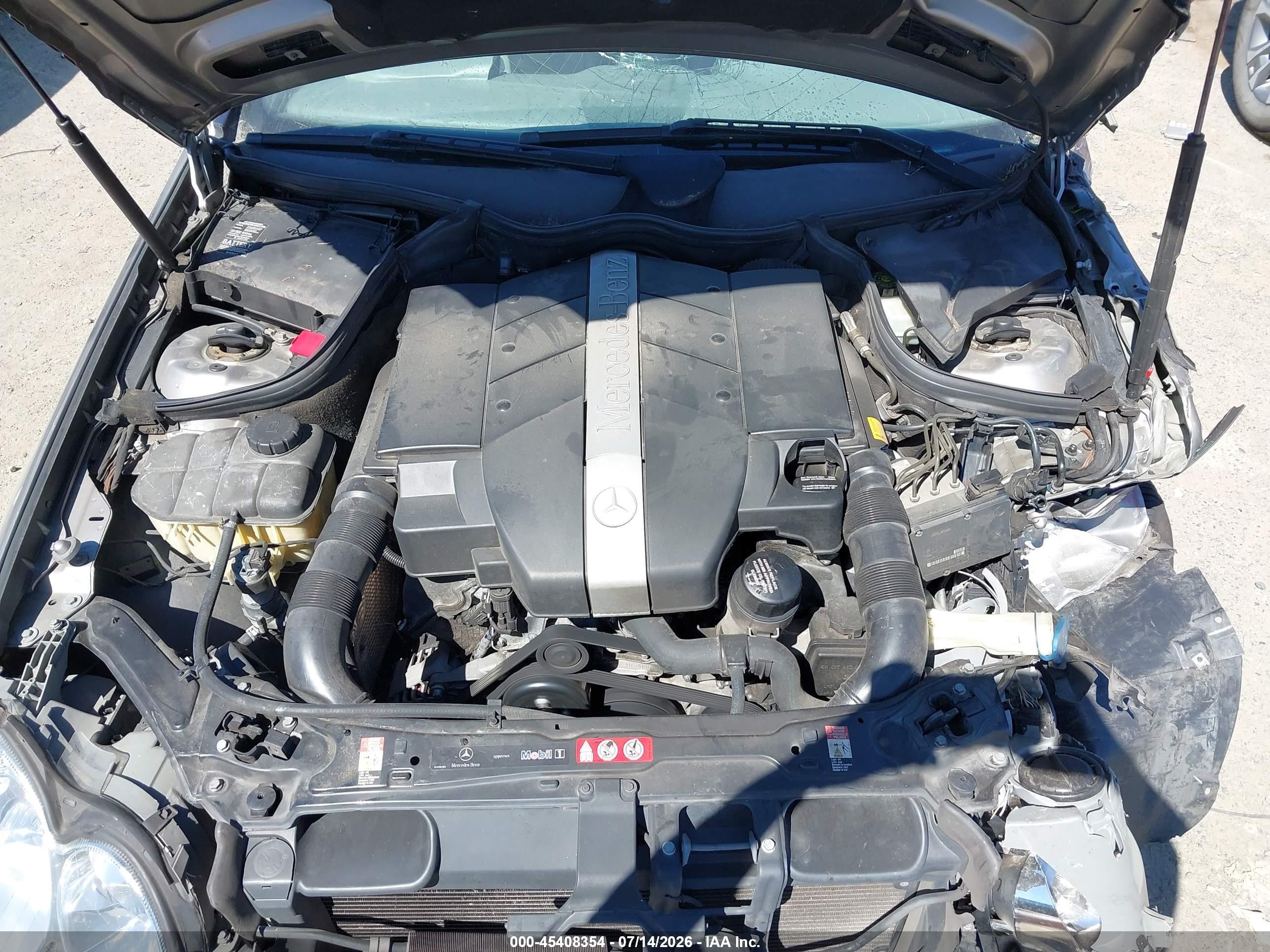2005 Mercedes-benz Clk 320   Silver vin: WDBTJ65J65F165875