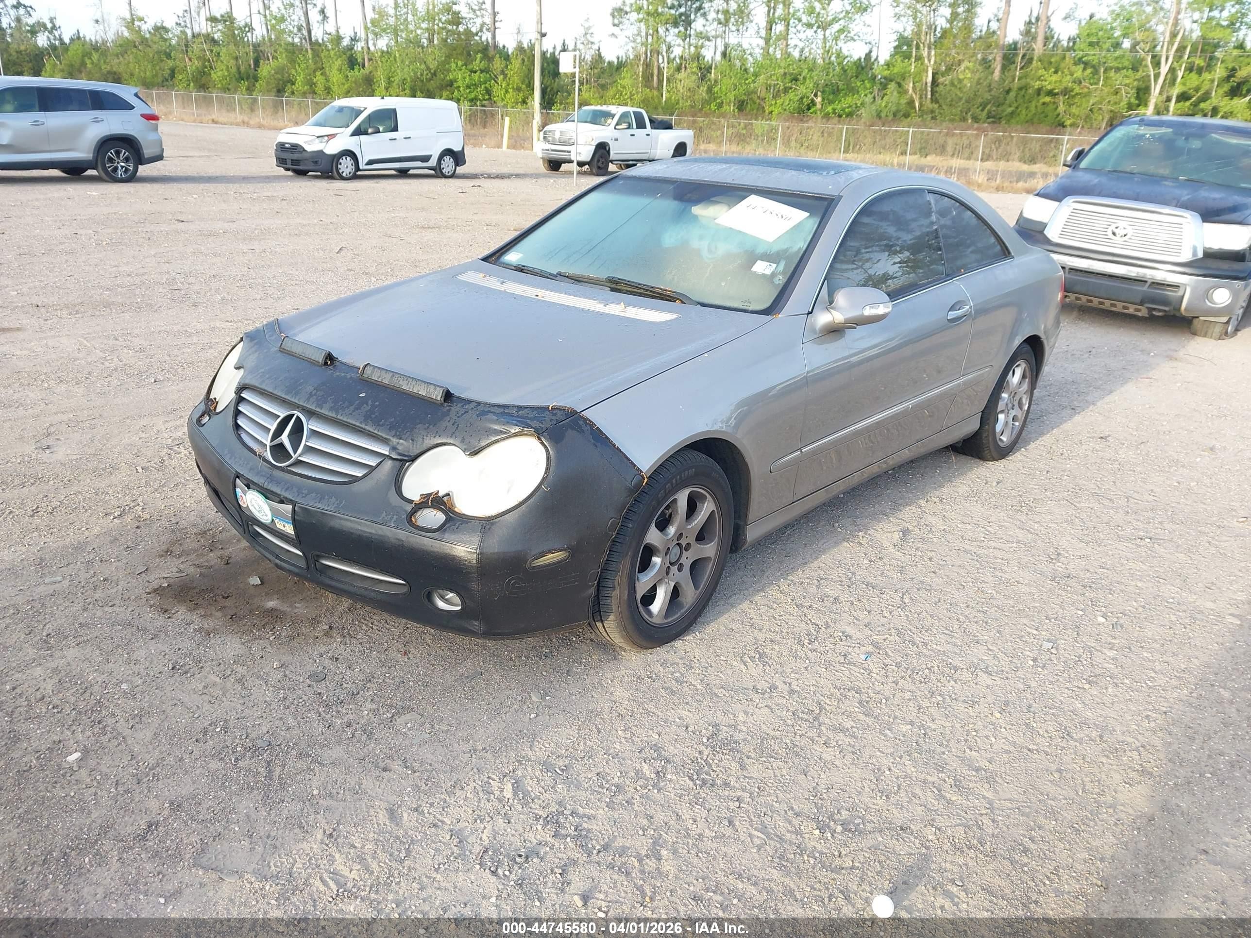 2003 Mercedes-benz Clk 320   Silver vin: WDBTJ65J73F046844