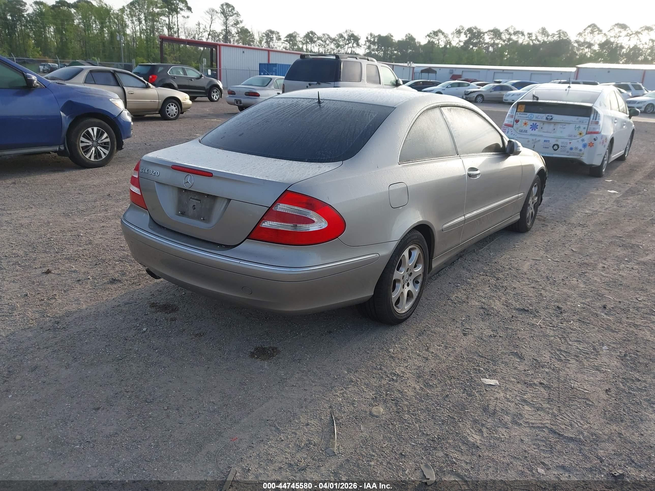 2003 Mercedes-benz Clk 320   Silver vin: WDBTJ65J73F046844