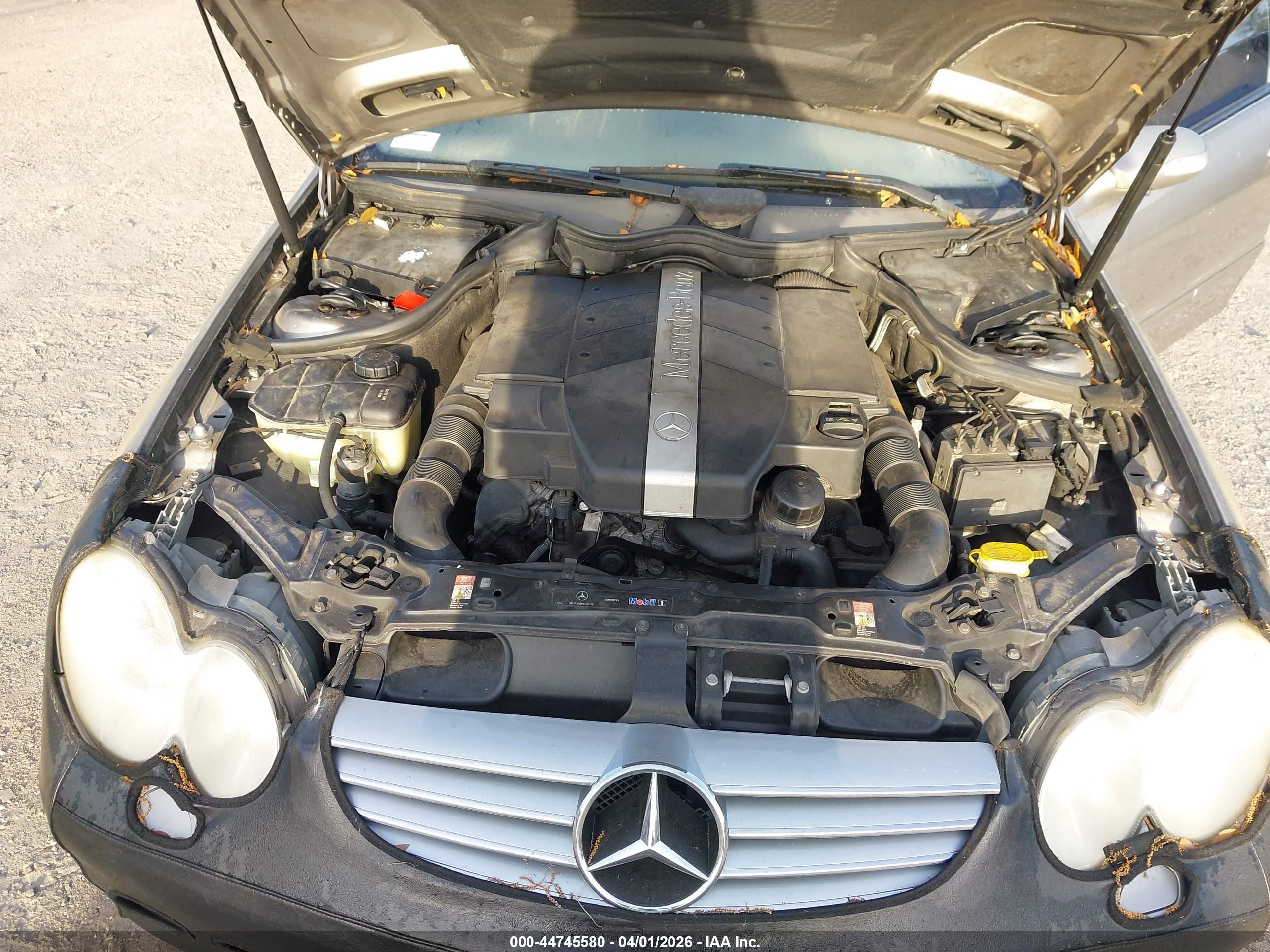 2003 Mercedes-benz Clk 320   Silver vin: WDBTJ65J73F046844