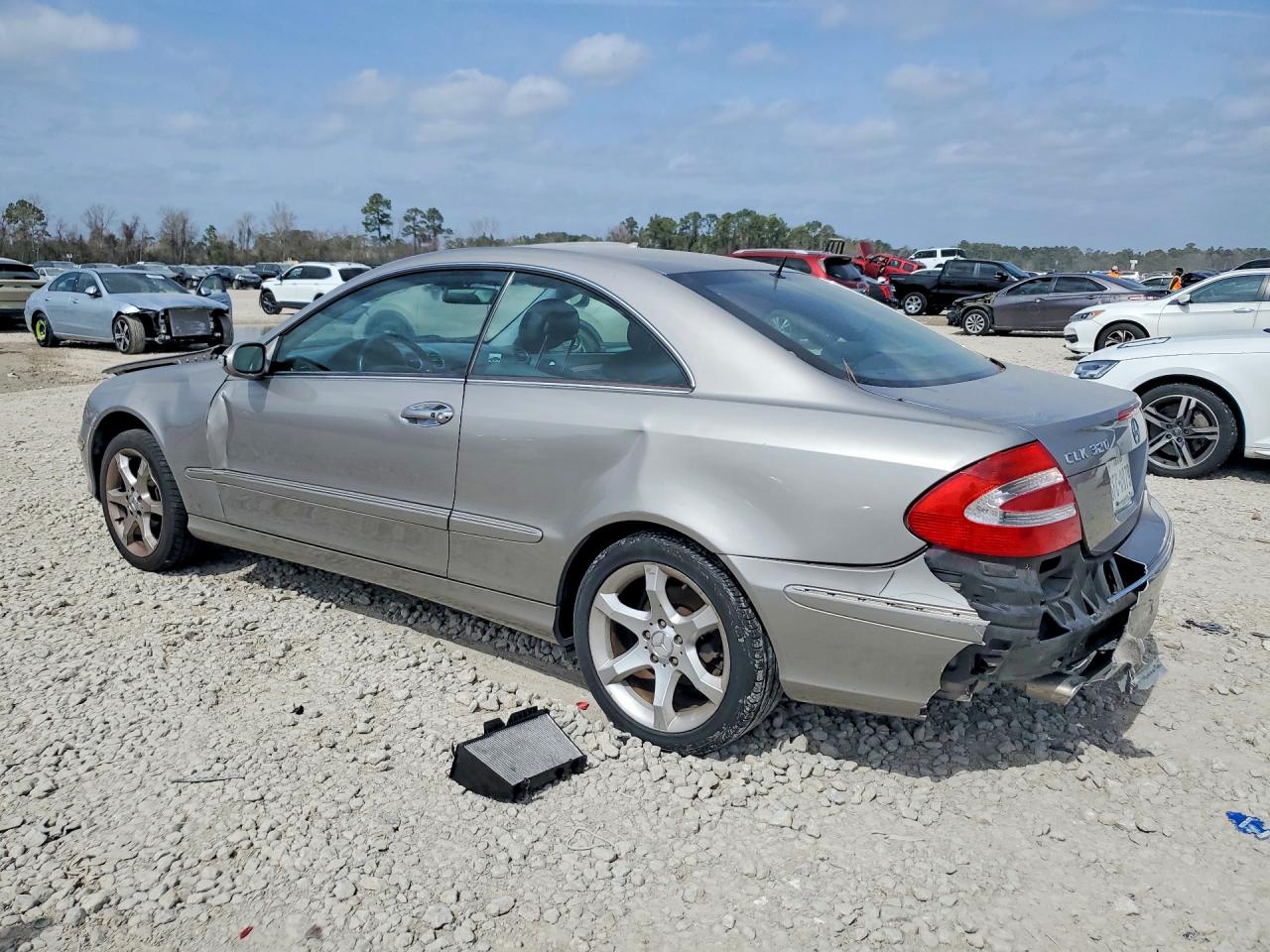 2003 Mercedes-benz Clk 320c Silver vin: WDBTJ65J73F060842