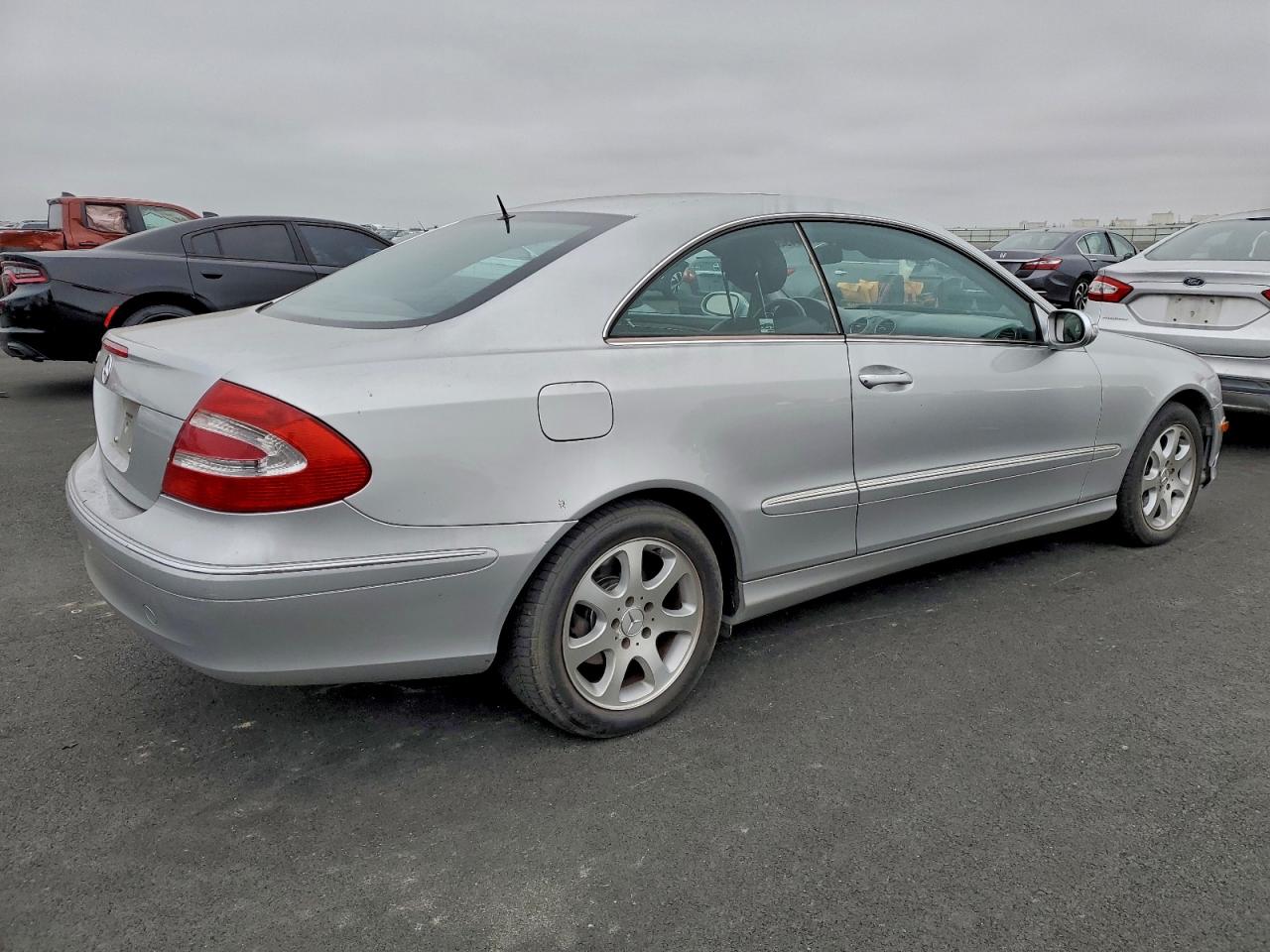 2003 Mercedes-benz Clk 320c Silver vin: WDBTJ65J73F061232