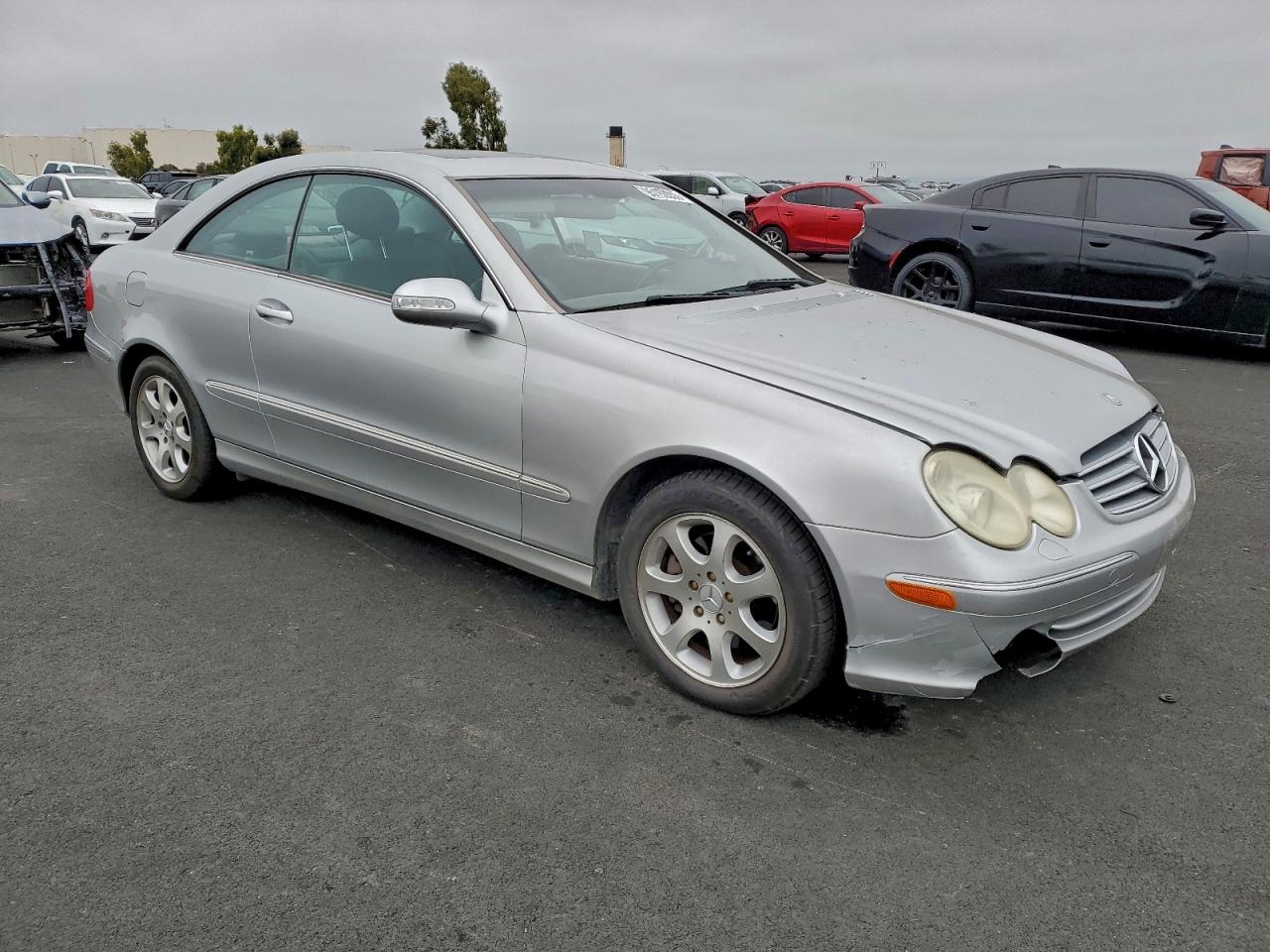 2003 Mercedes-benz Clk 320c Silver vin: WDBTJ65J73F061232