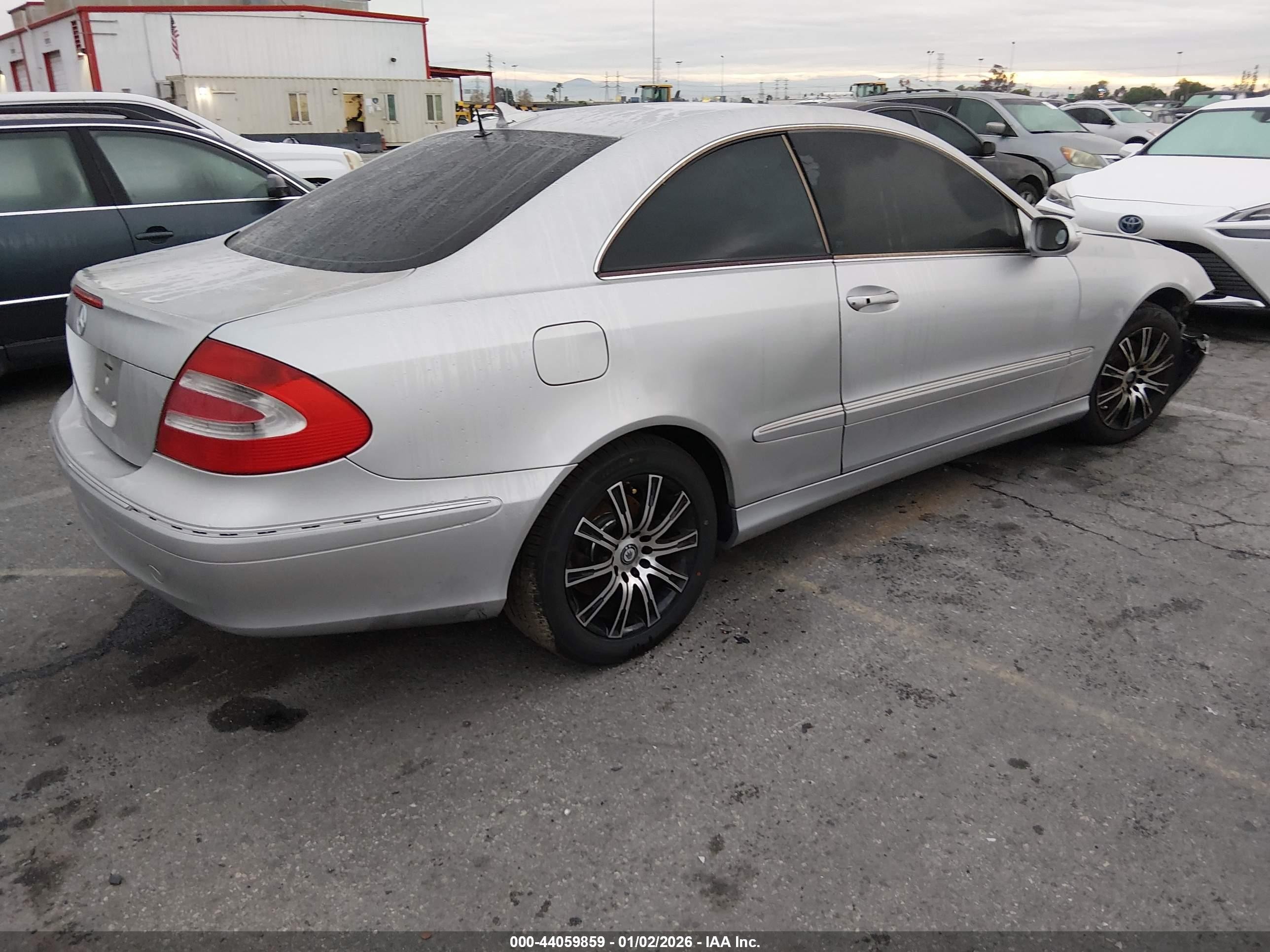 2004 Mercedes-benz Clk 320   Silver vin: WDBTJ65J74F074760