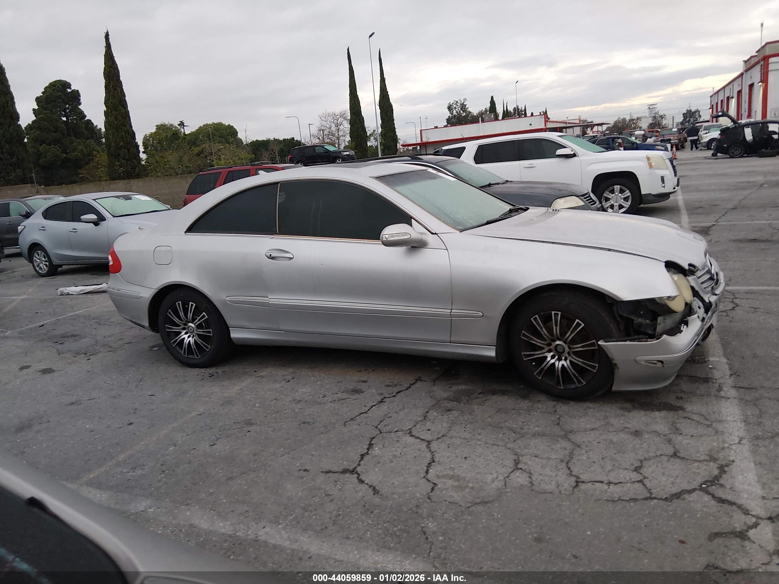 2004 Mercedes-benz Clk 320   Silver vin: WDBTJ65J74F074760