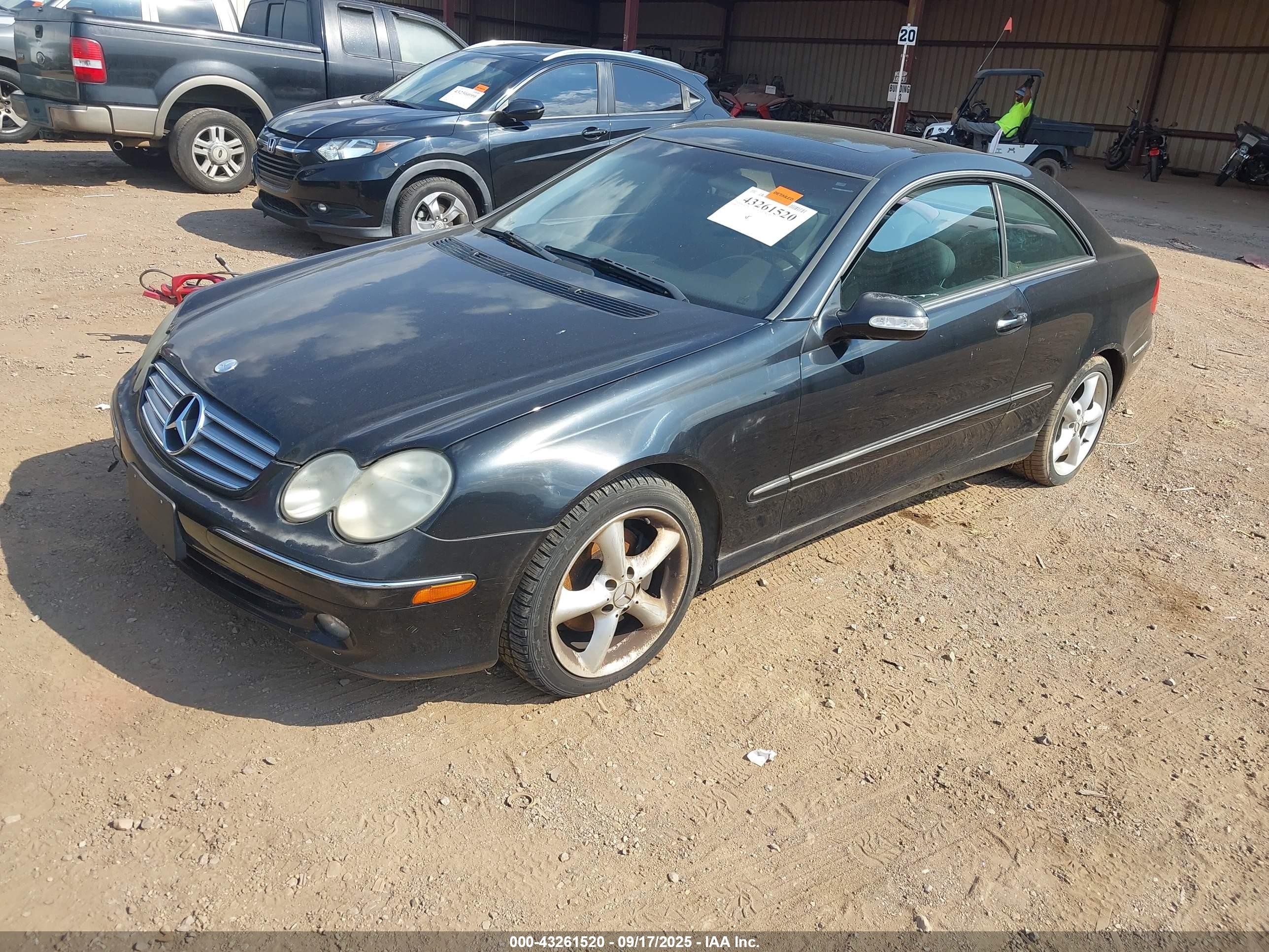 2004 Mercedes-benz Clk 320   Black vin: WDBTJ65J74F081711