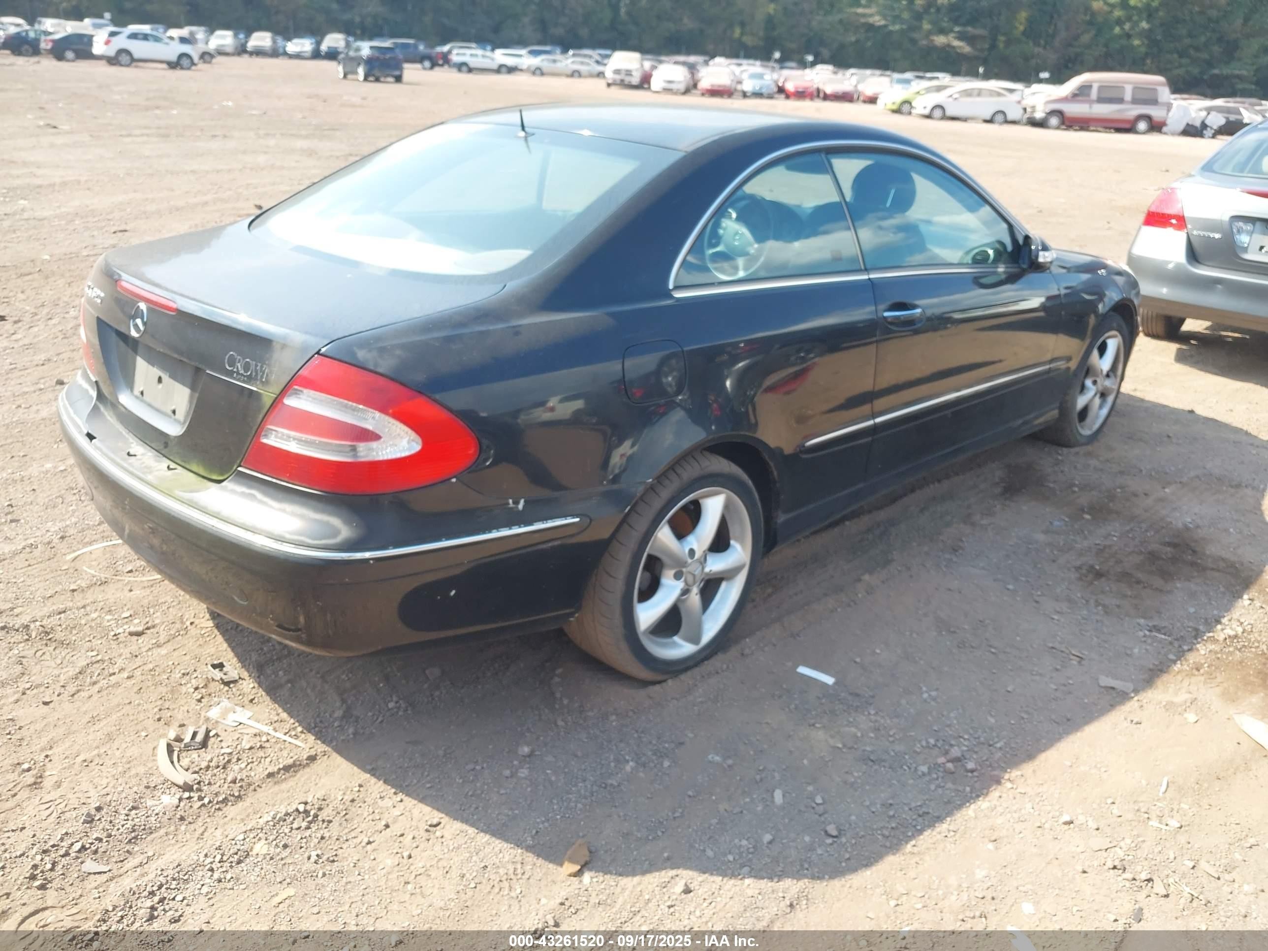 2004 Mercedes-benz Clk 320   Black vin: WDBTJ65J74F081711