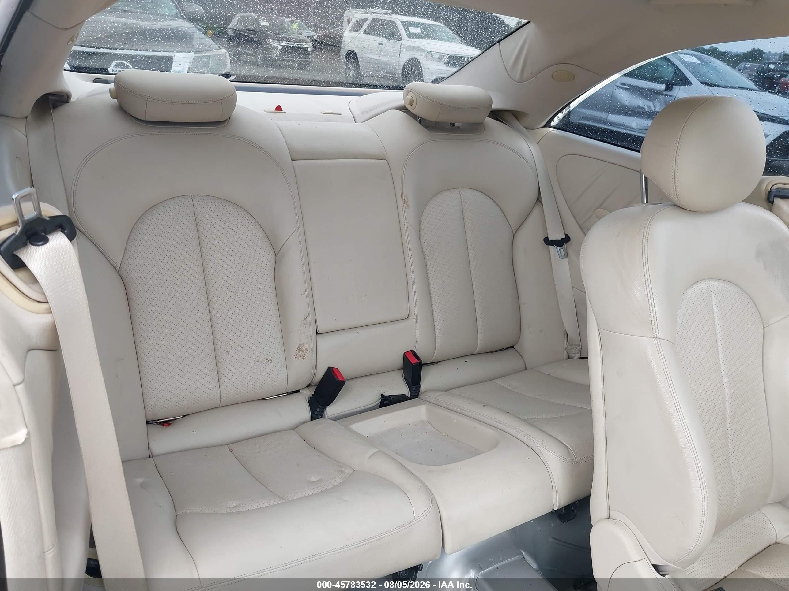2005 Mercedes-benz Clk 320   Silver vin: WDBTJ65J85F132554