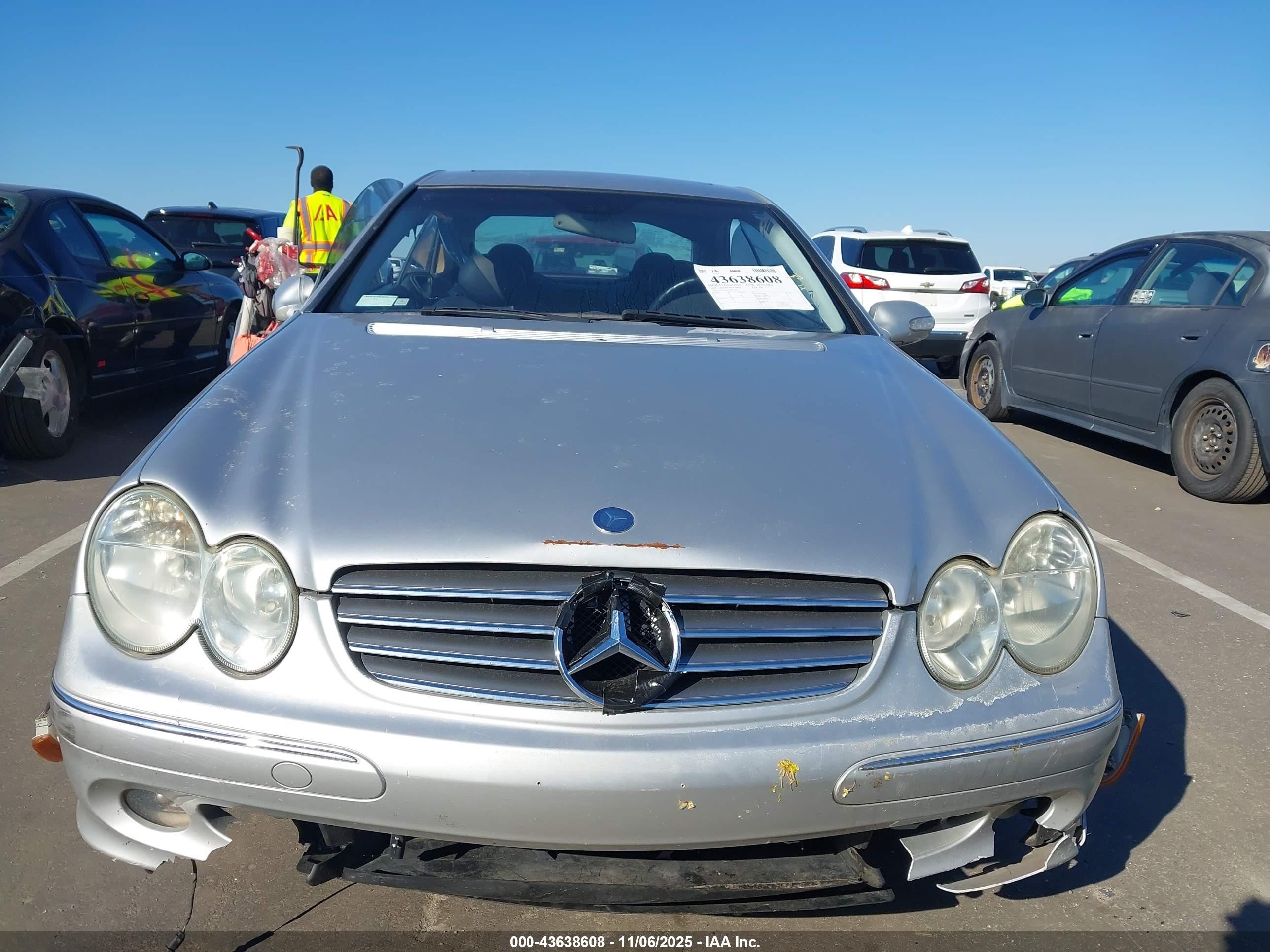 2003 Mercedes-benz Clk 320   Silver vin: WDBTJ65J93F011223