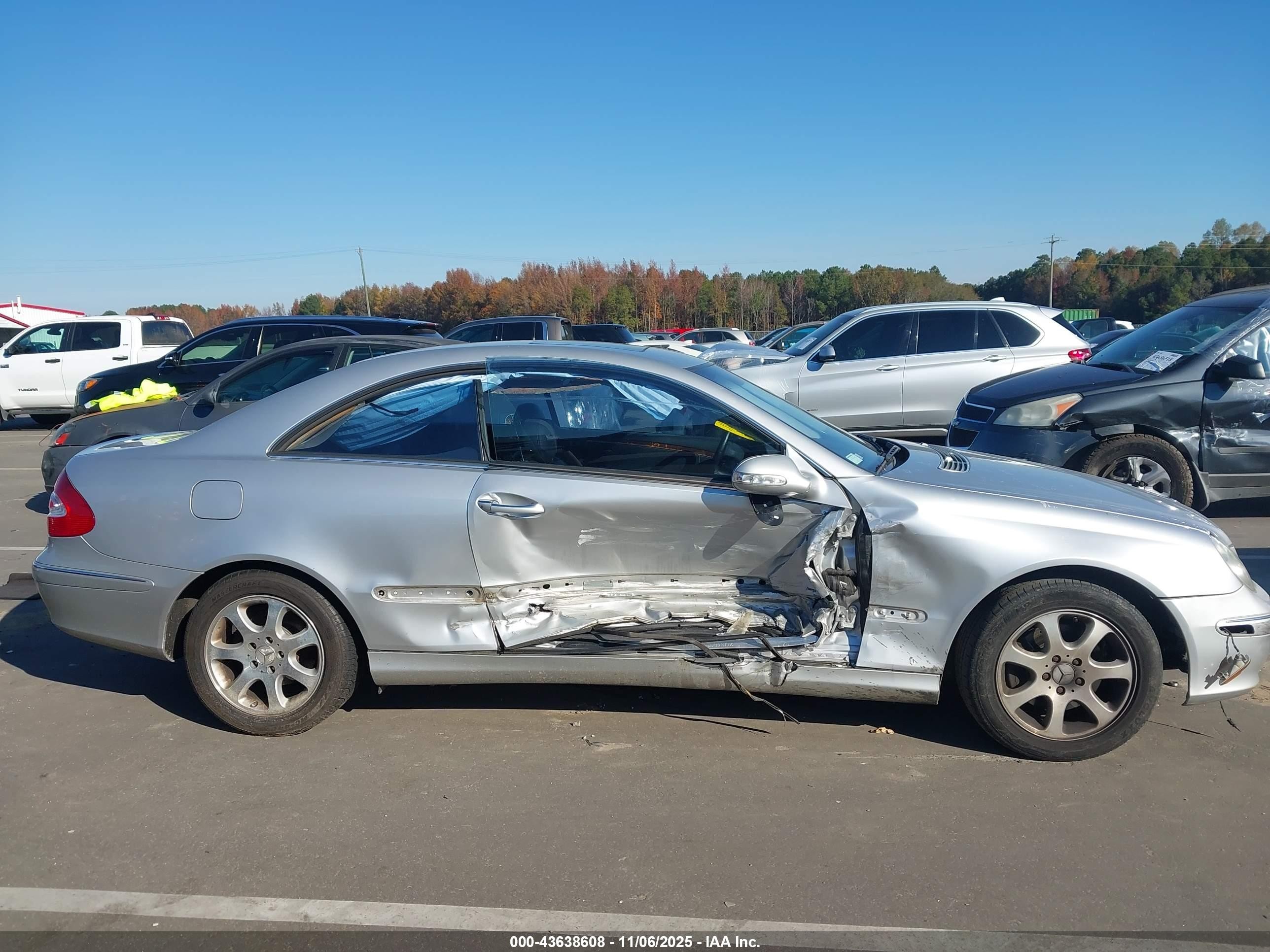 2003 Mercedes-benz Clk 320   Silver vin: WDBTJ65J93F011223