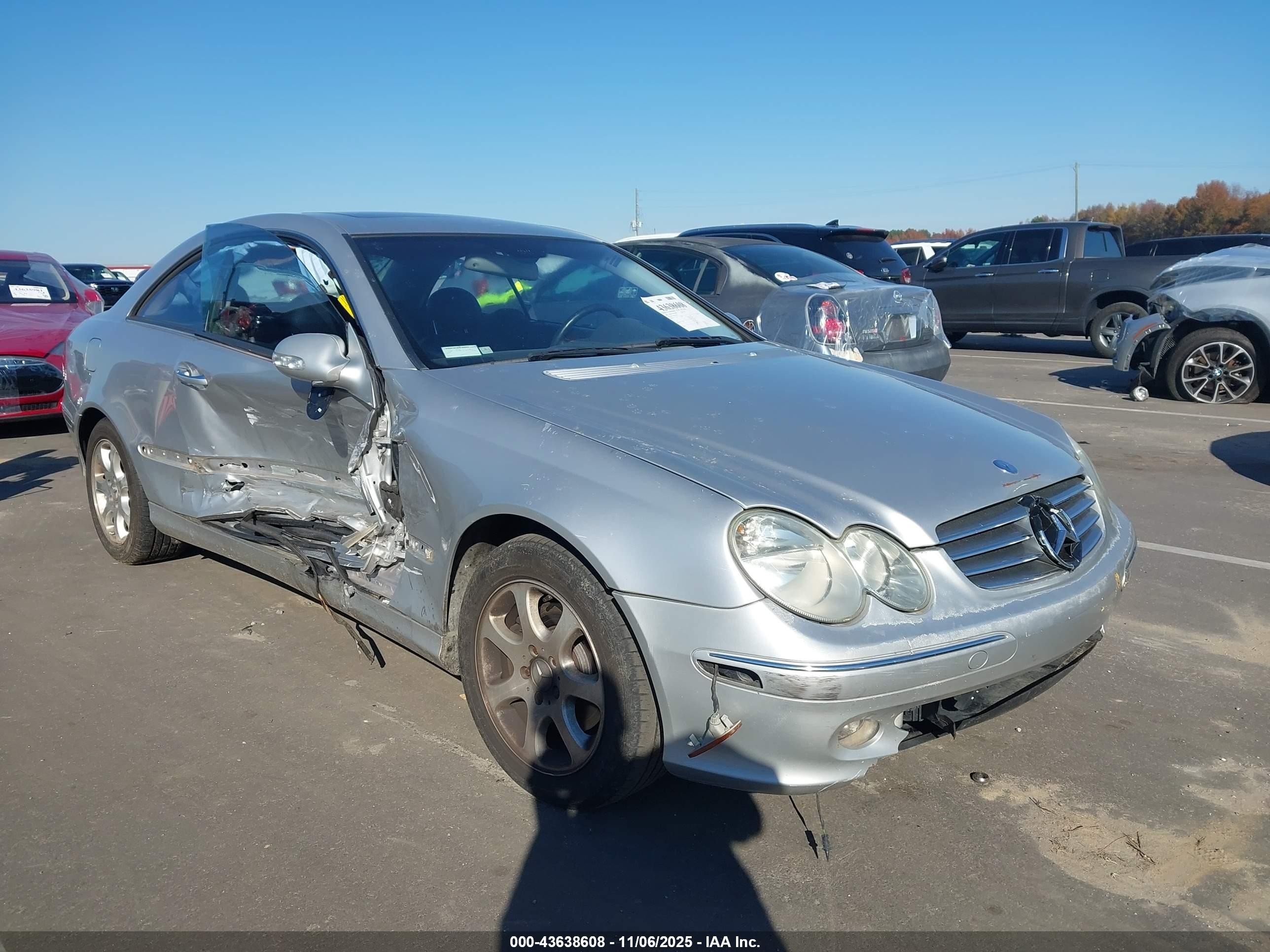 2003 Mercedes-benz Clk 320   Silver vin: WDBTJ65J93F011223