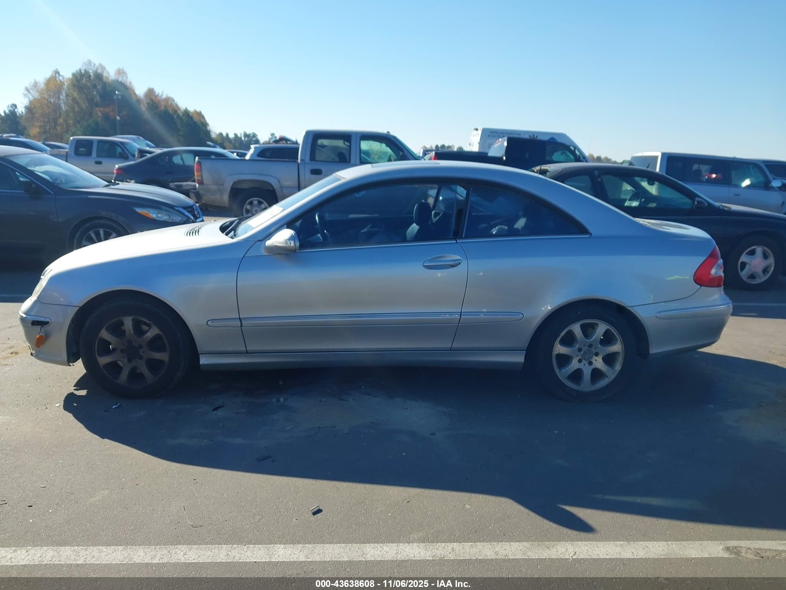 2003 Mercedes-benz Clk 320   Silver vin: WDBTJ65J93F011223