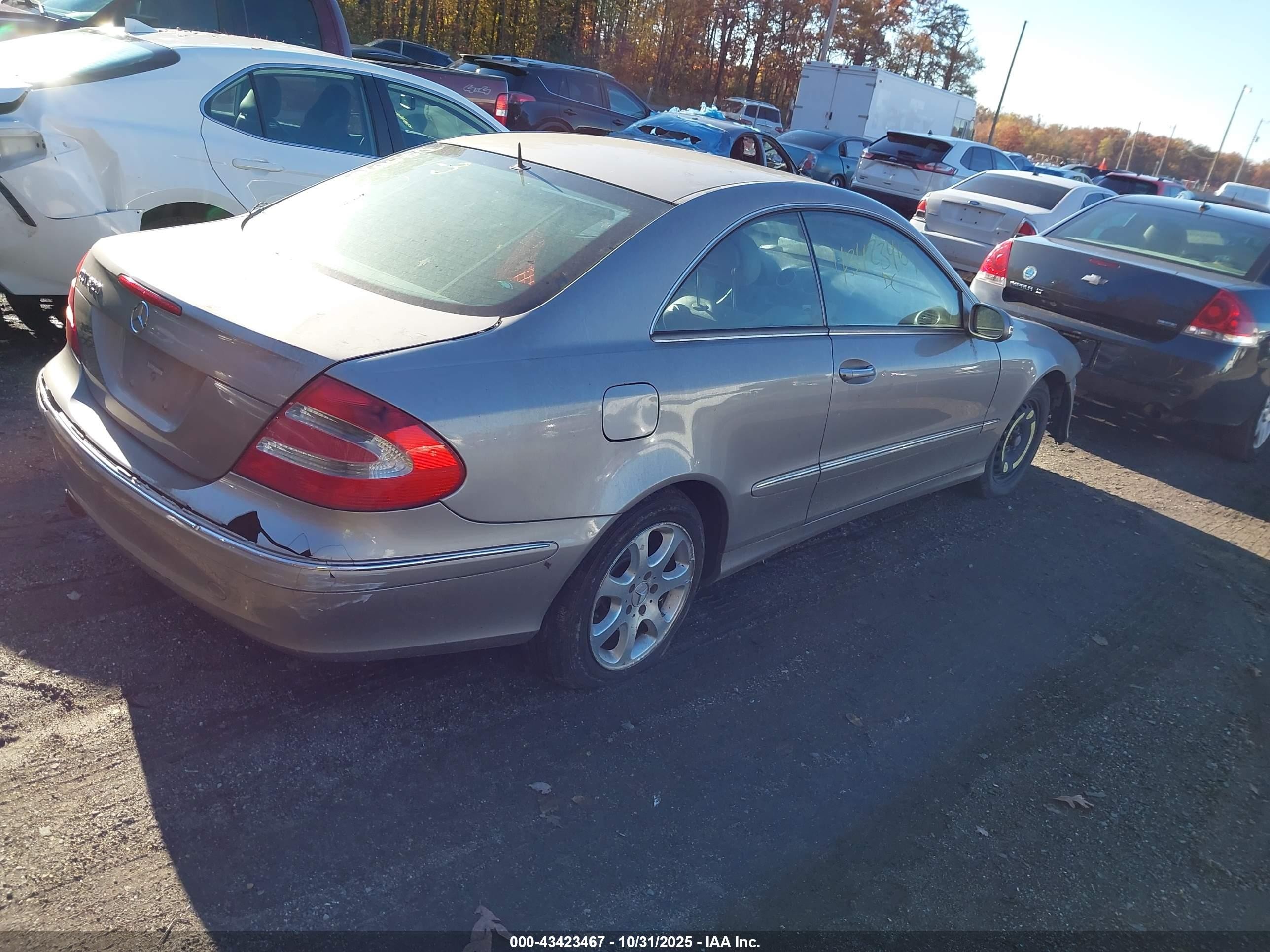 2003 Mercedes-benz Clk 320   Tan vin: WDBTJ65J93F012467