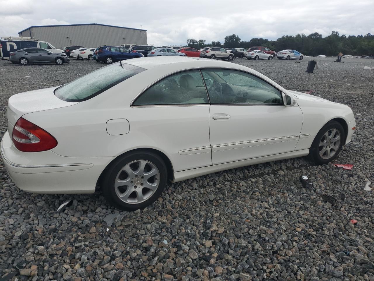 2003 Mercedes-benz Clk 320c White vin: WDBTJ65J93F041757