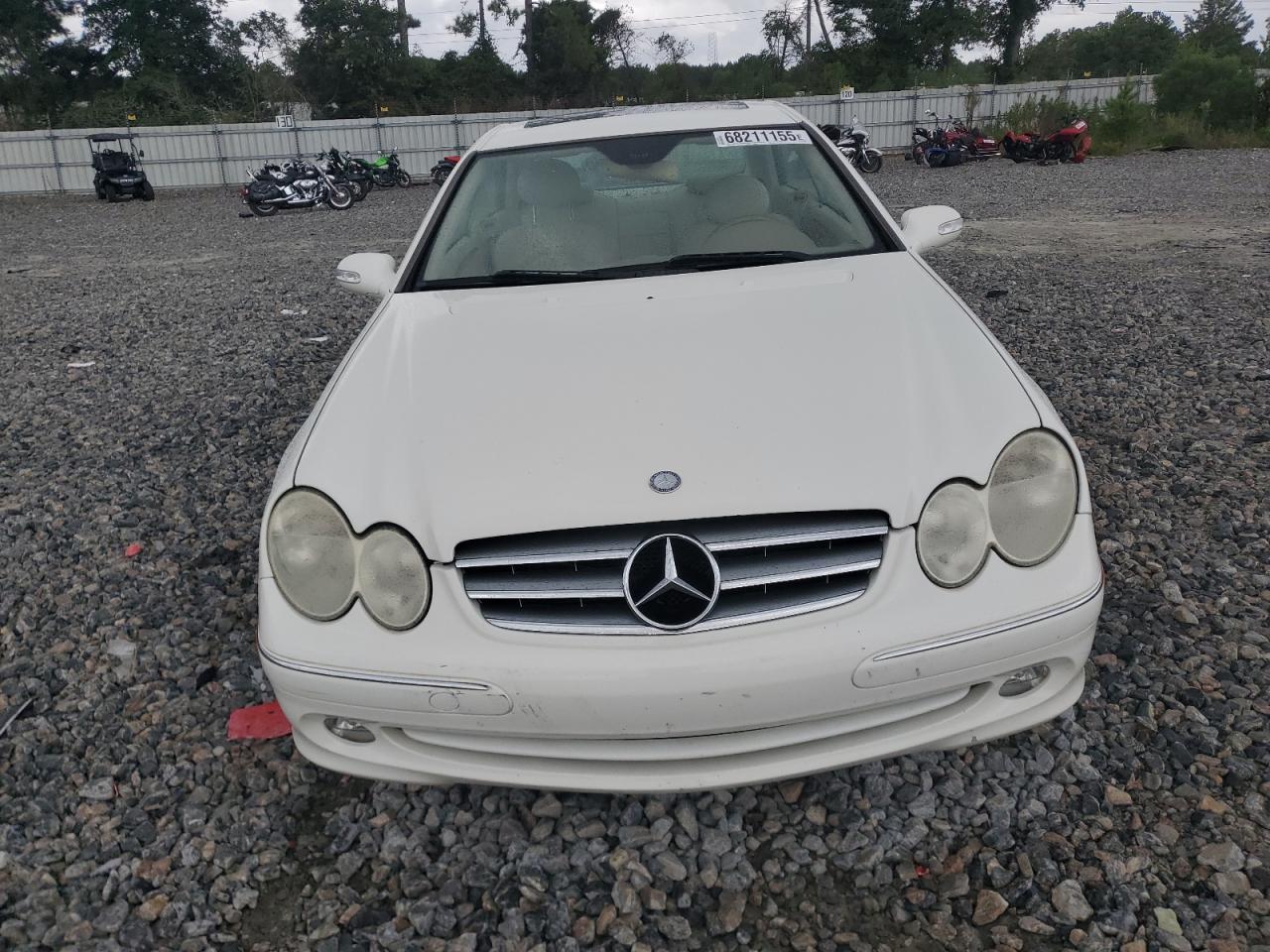 2003 Mercedes-benz Clk 320c White vin: WDBTJ65J93F041757