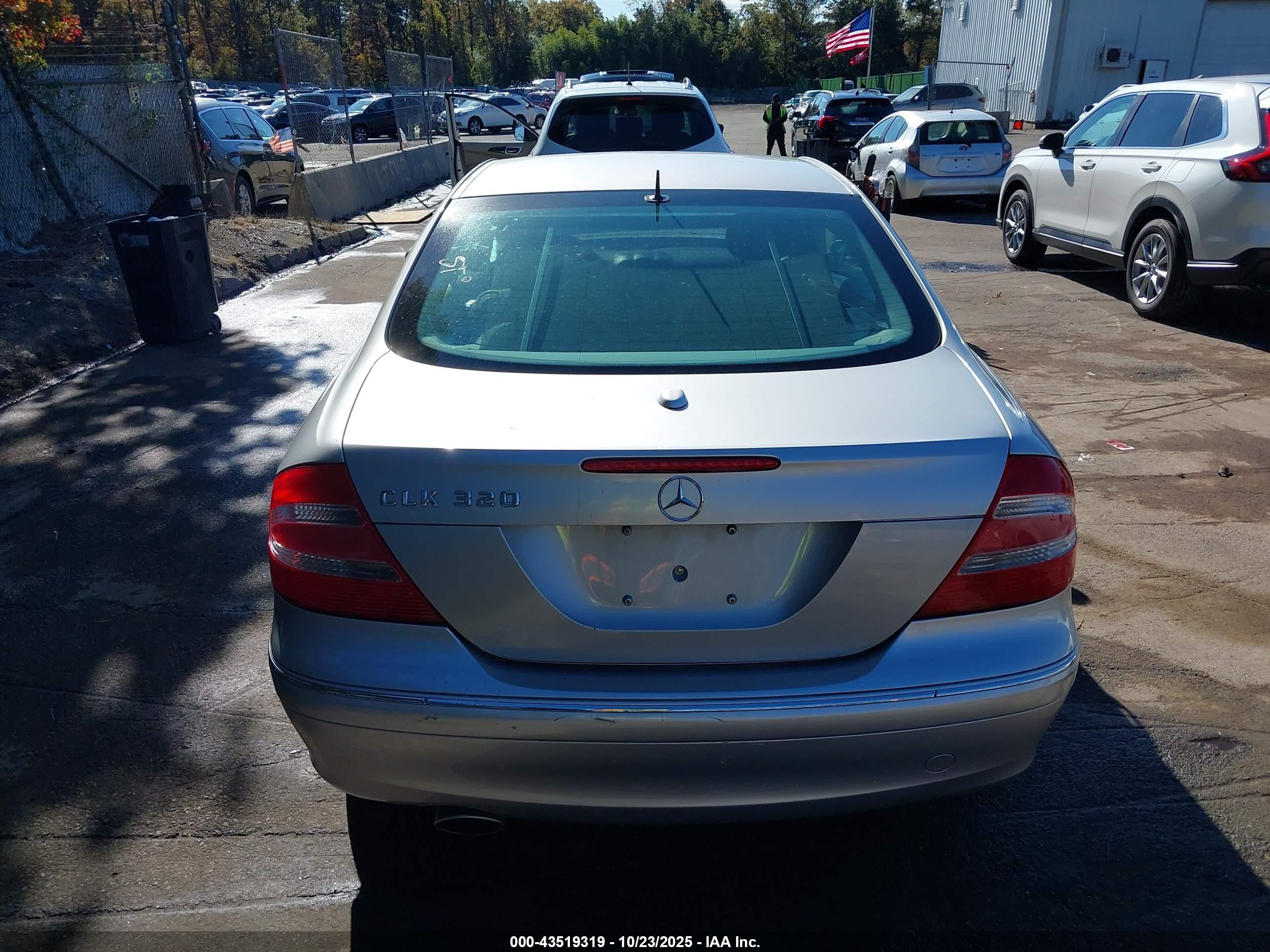 2005 Mercedes-benz Clk 320   Gray vin: WDBTJ65J95F126746