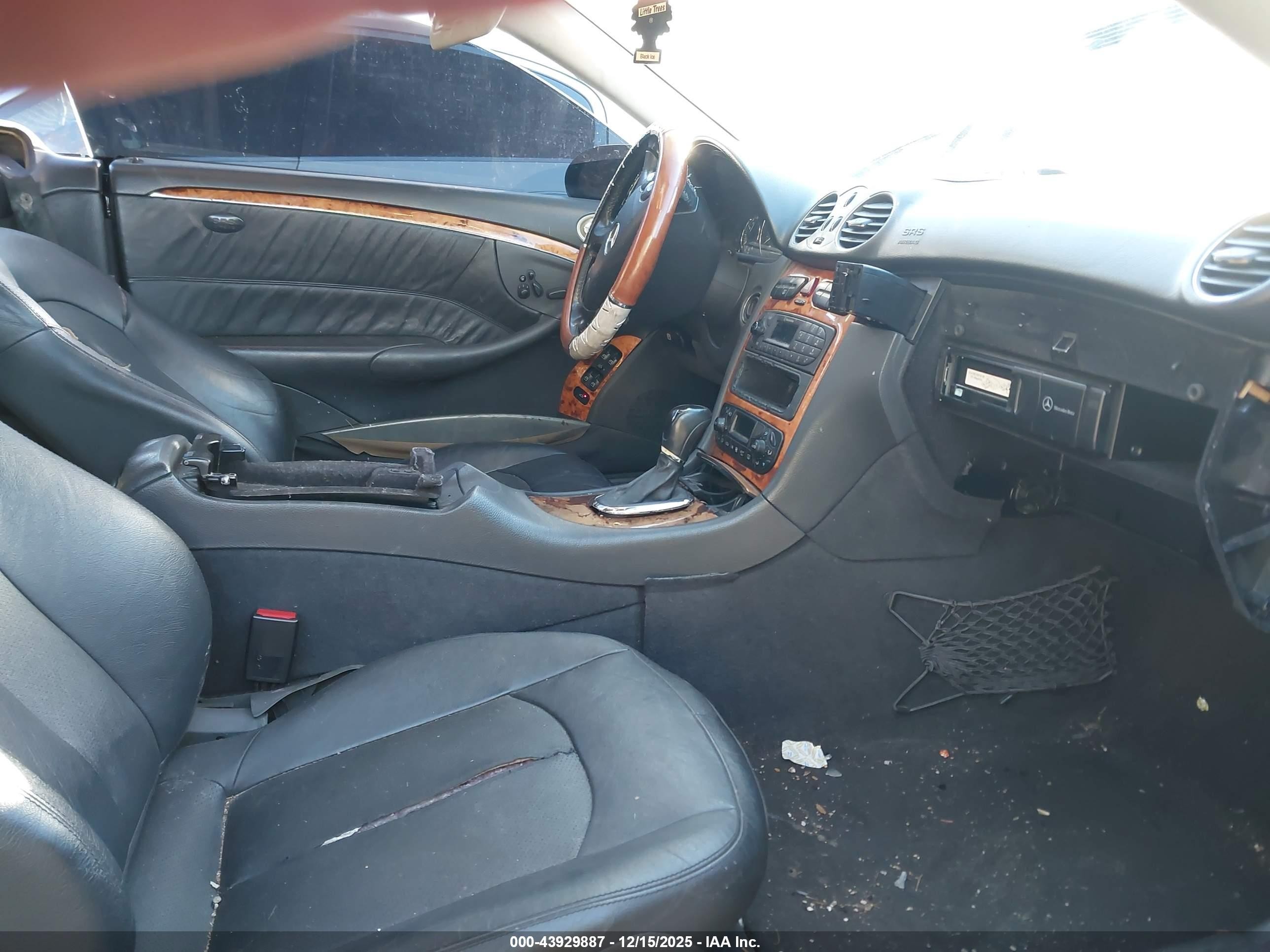 2003 Mercedes-benz Clk 320   Black vin: WDBTJ65JX3F045347