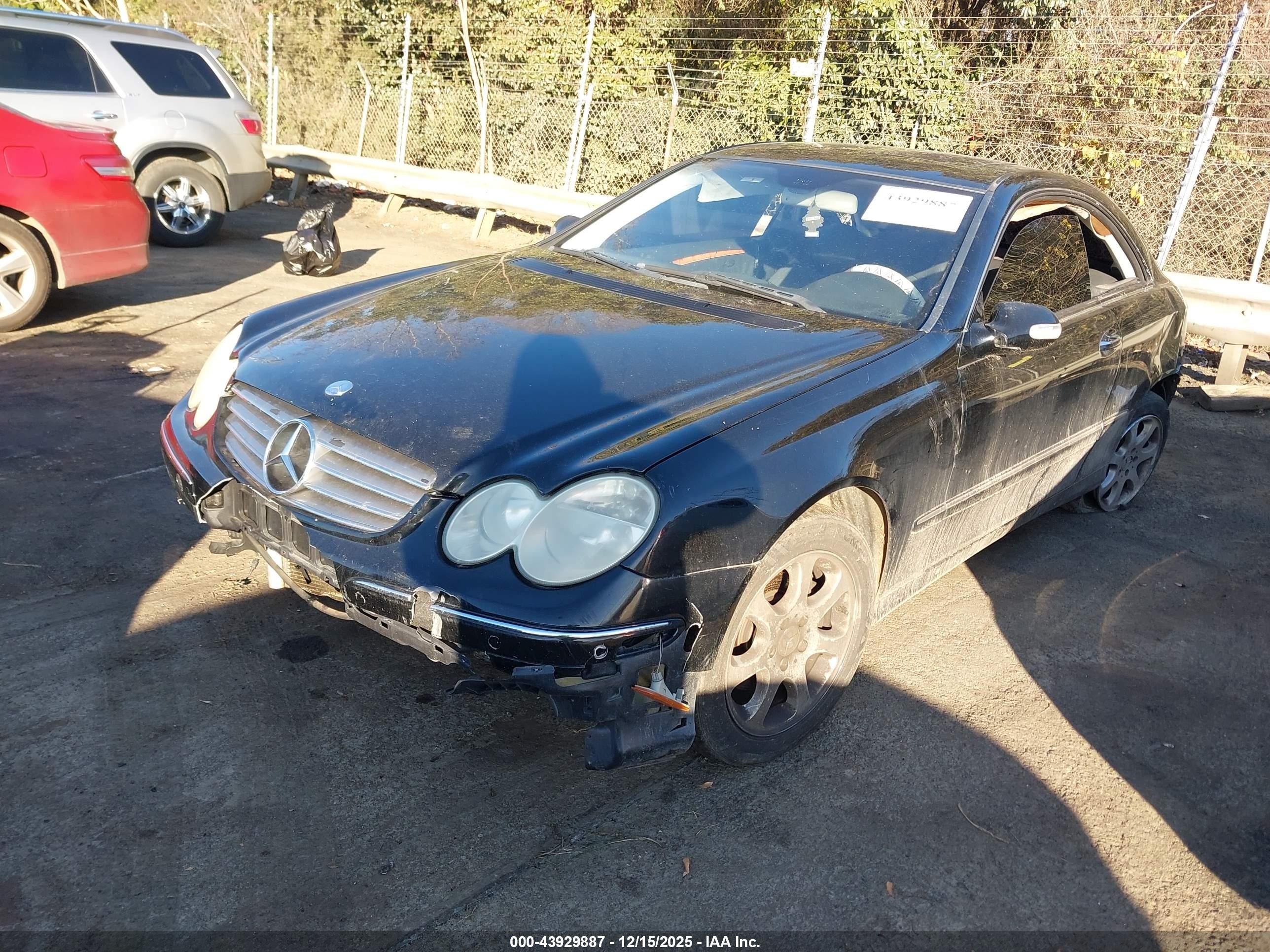 2003 Mercedes-benz Clk 320   Black vin: WDBTJ65JX3F045347