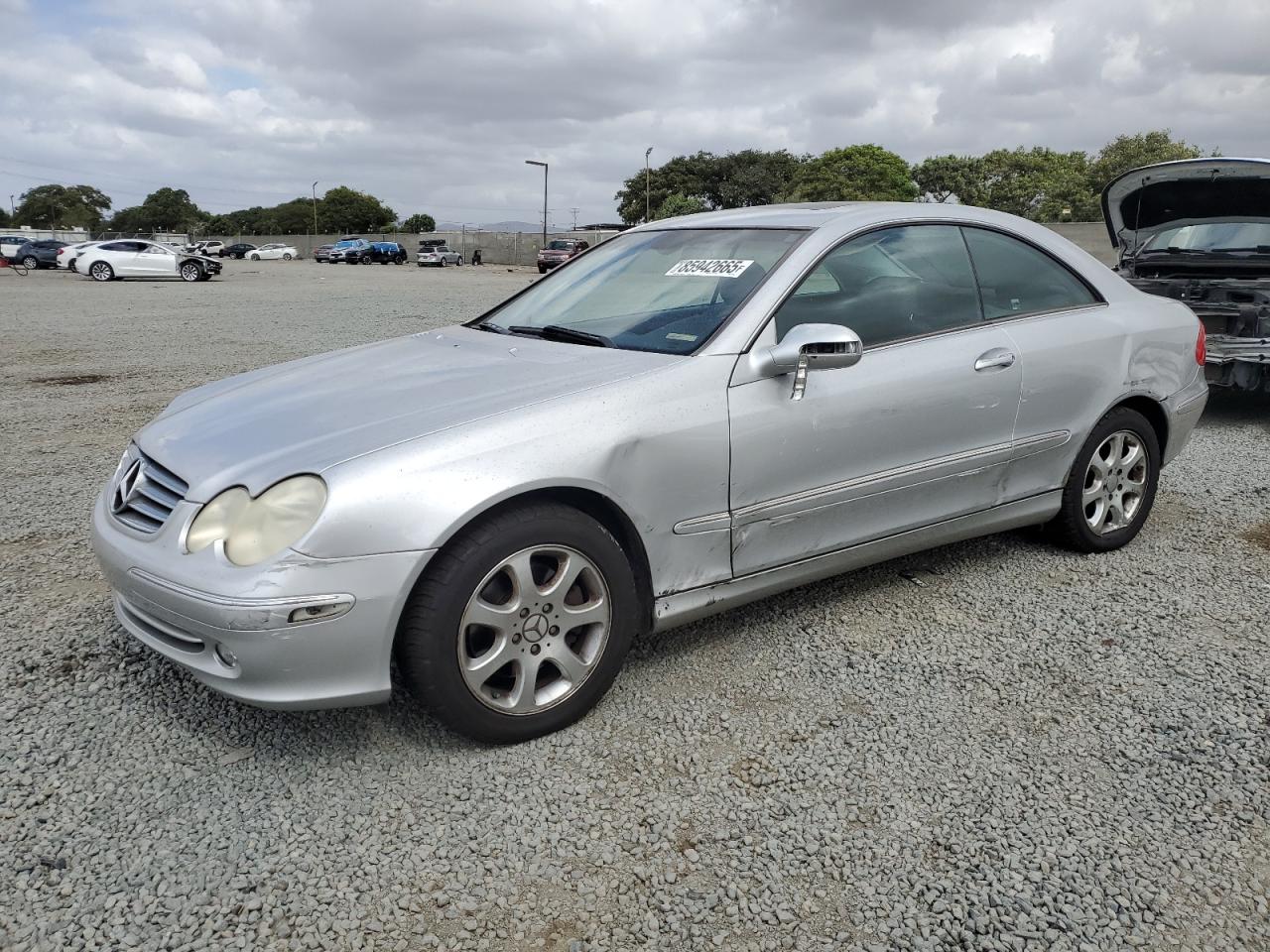 2003 Mercedes-benz Clk 320c Silver vin: WDBTJ65JX3F051827
