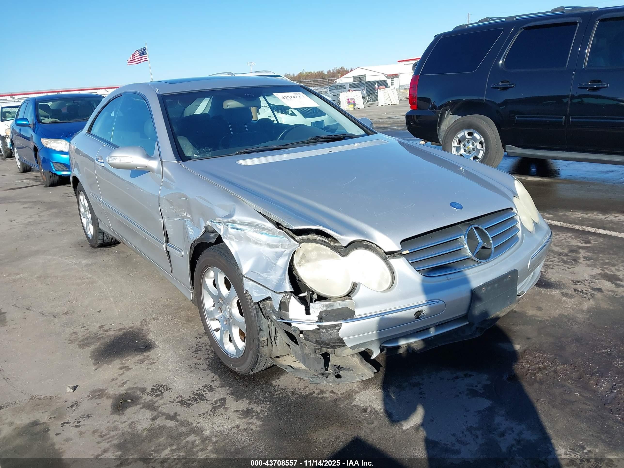 2004 Mercedes-benz Clk 320   Silver vin: WDBTJ65JX4F063056