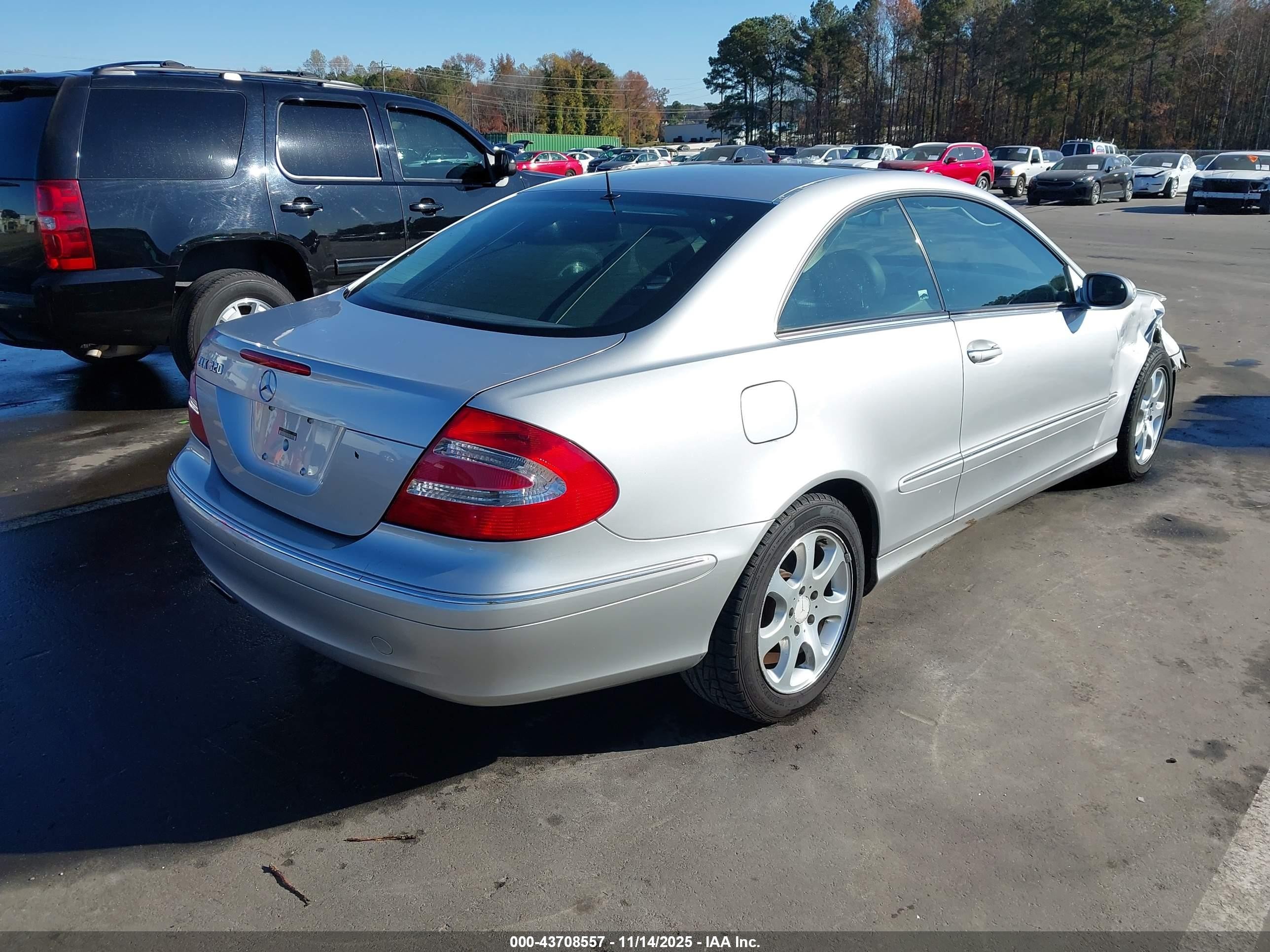 2004 Mercedes-benz Clk 320   Silver vin: WDBTJ65JX4F063056
