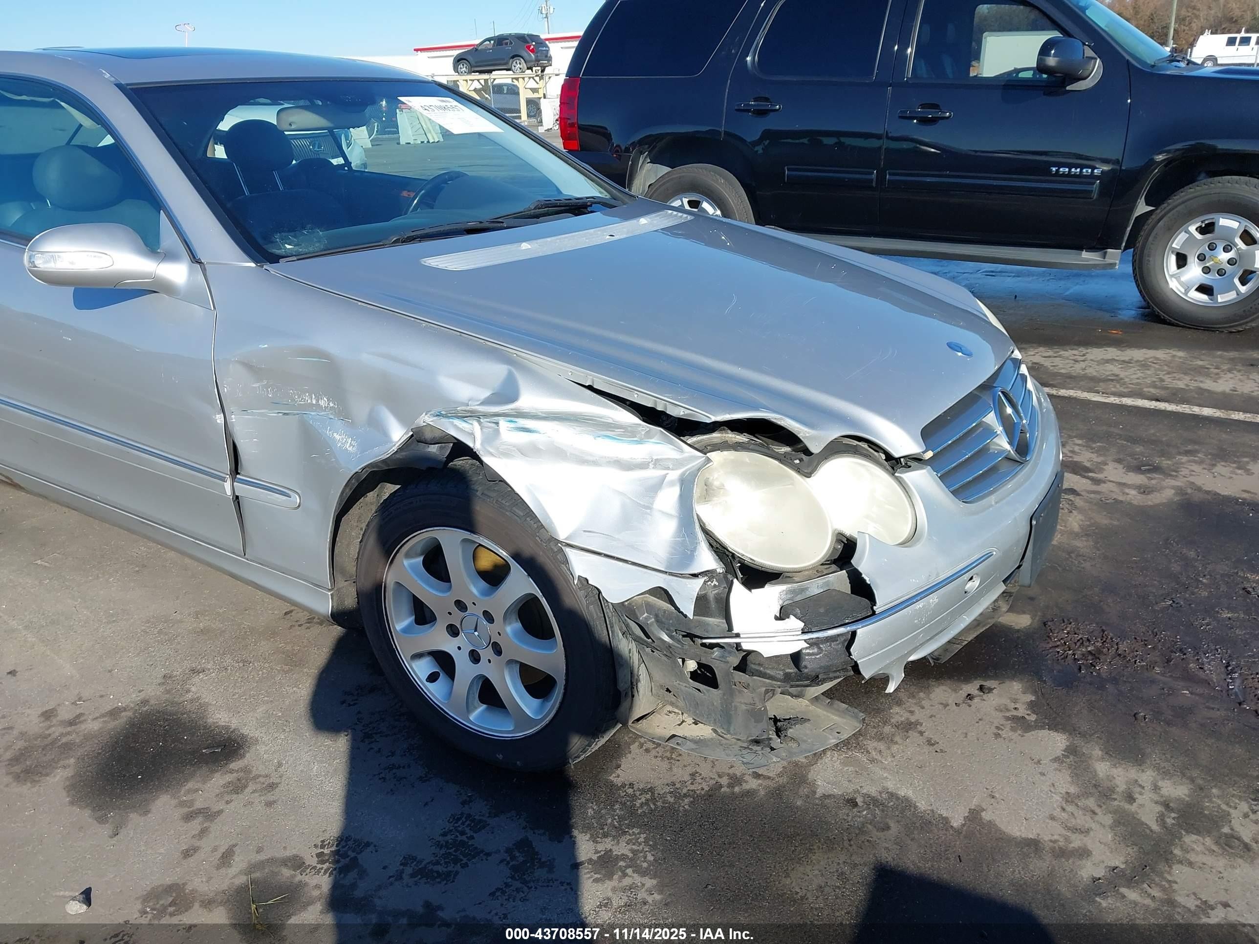 2004 Mercedes-benz Clk 320   Silver vin: WDBTJ65JX4F063056