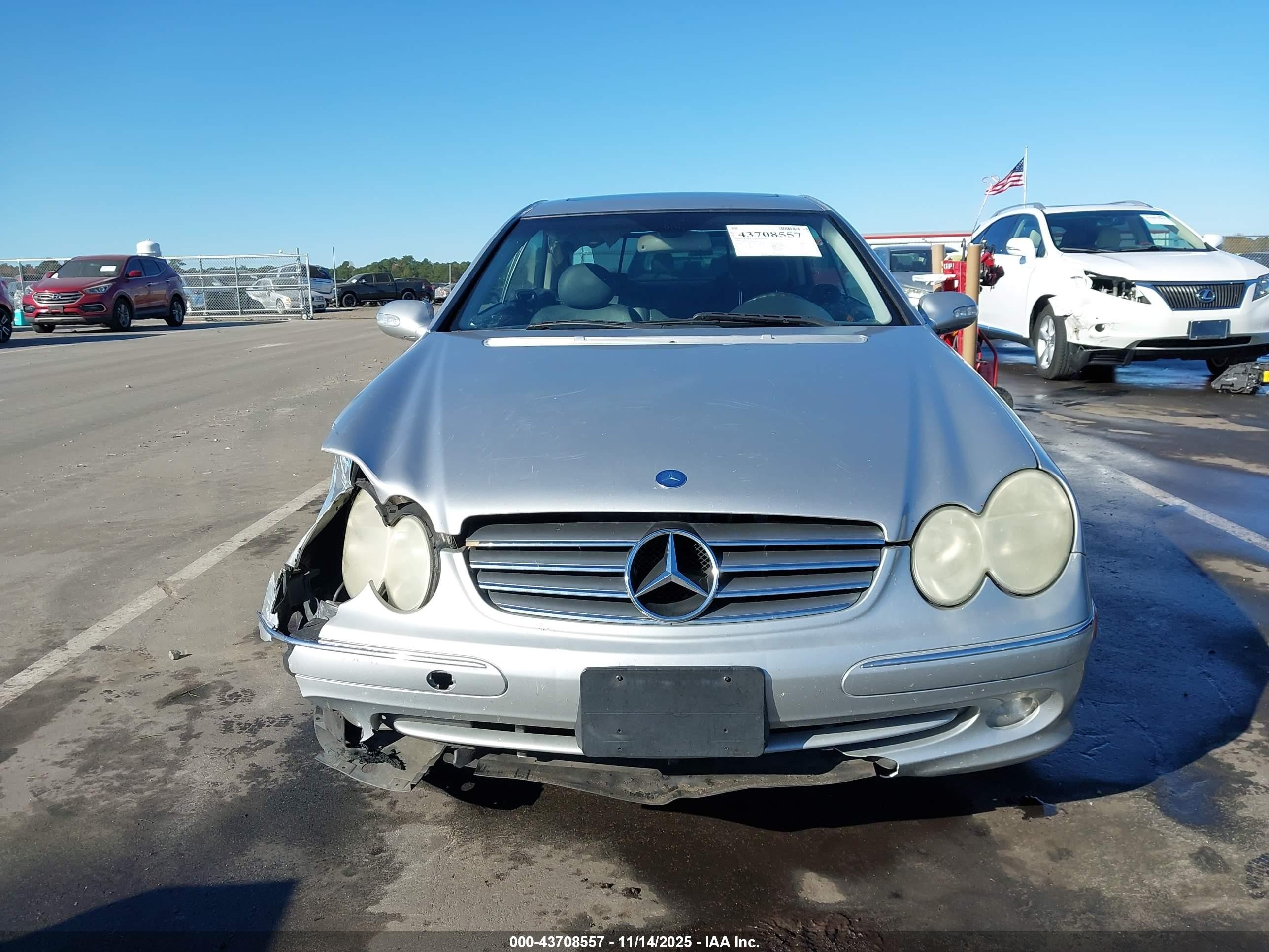 2004 Mercedes-benz Clk 320   Silver vin: WDBTJ65JX4F063056
