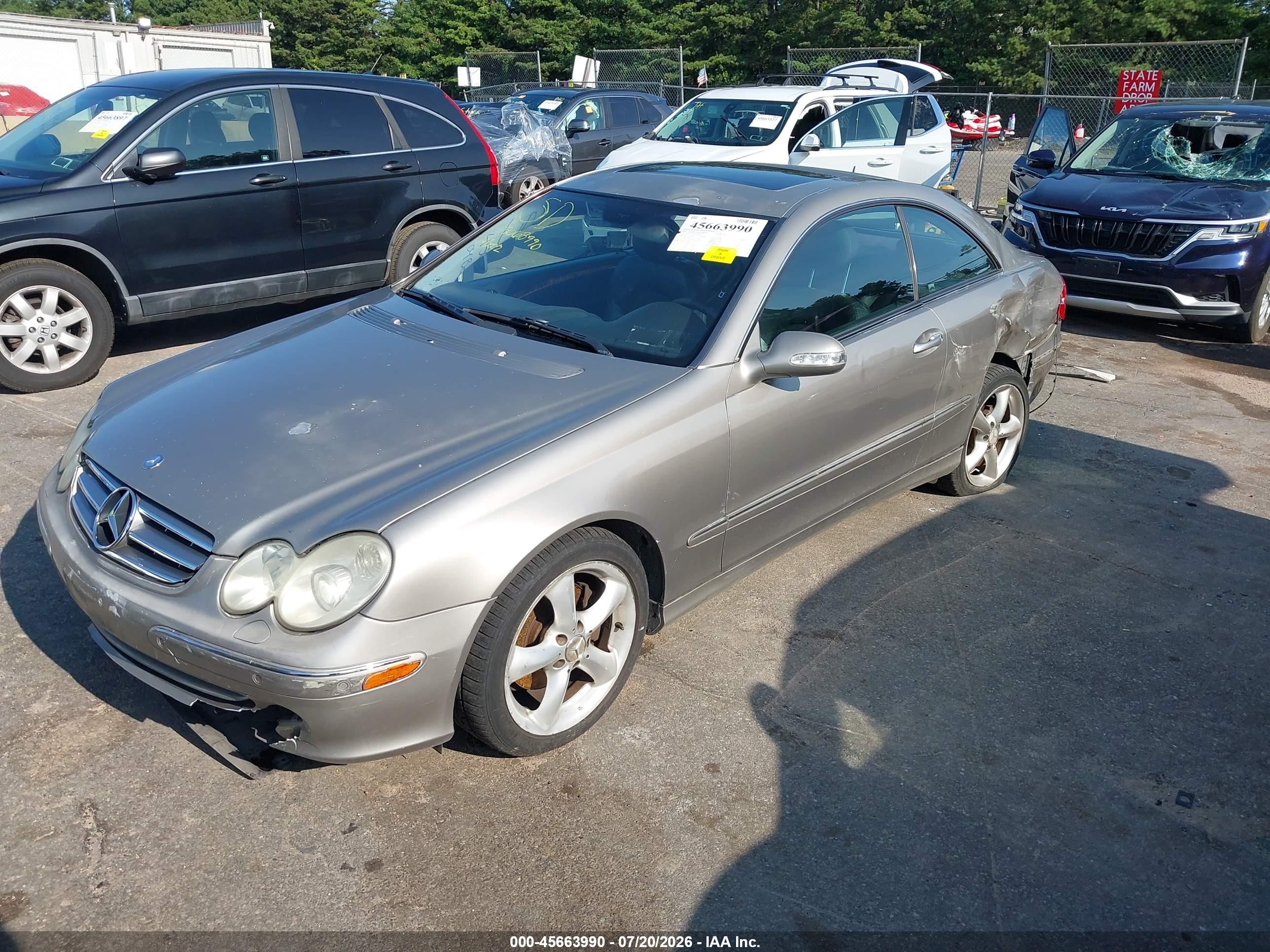 2004 Mercedes-benz Clk 320   Gray vin: WDBTJ65JX4F078799